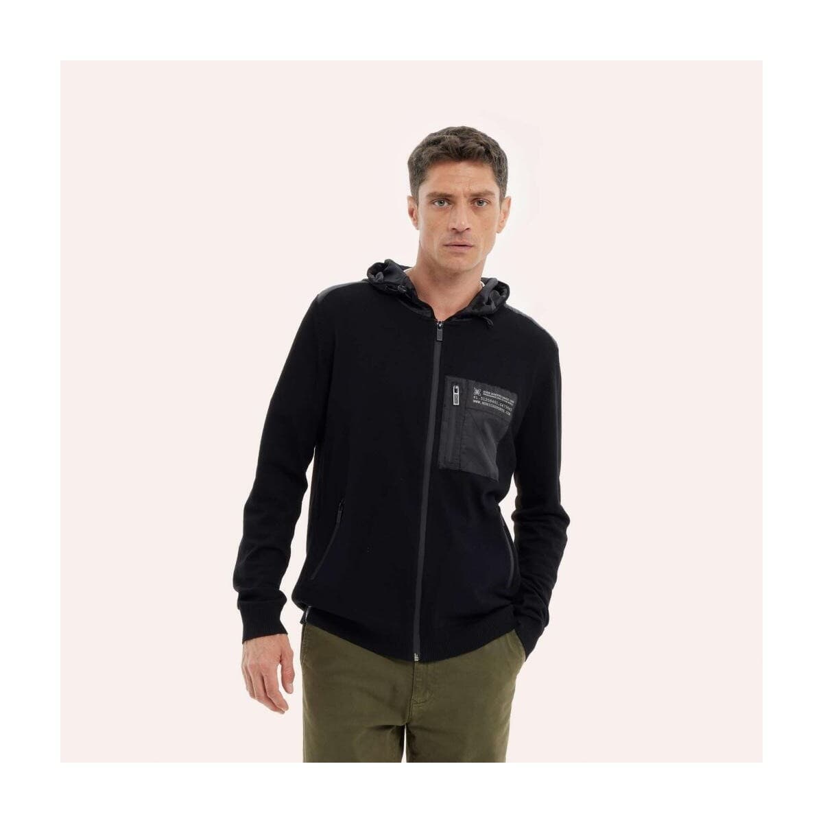 Fleece Munich Chaquetas Hombre Modèle Cardigan Bari