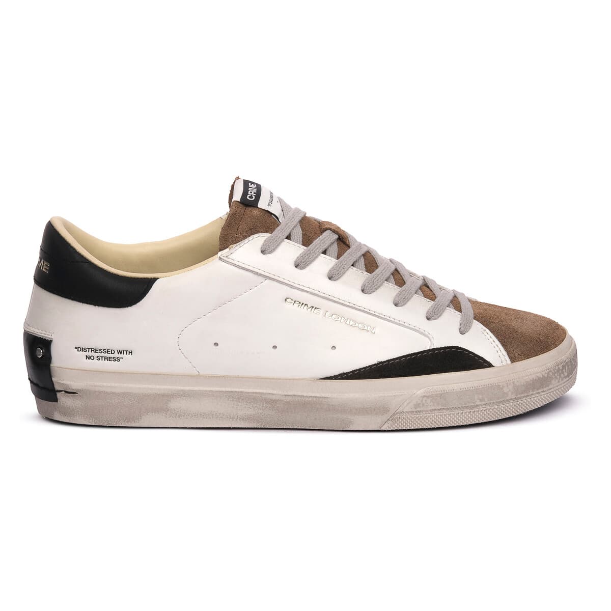 Men's Sneakers Crime London White