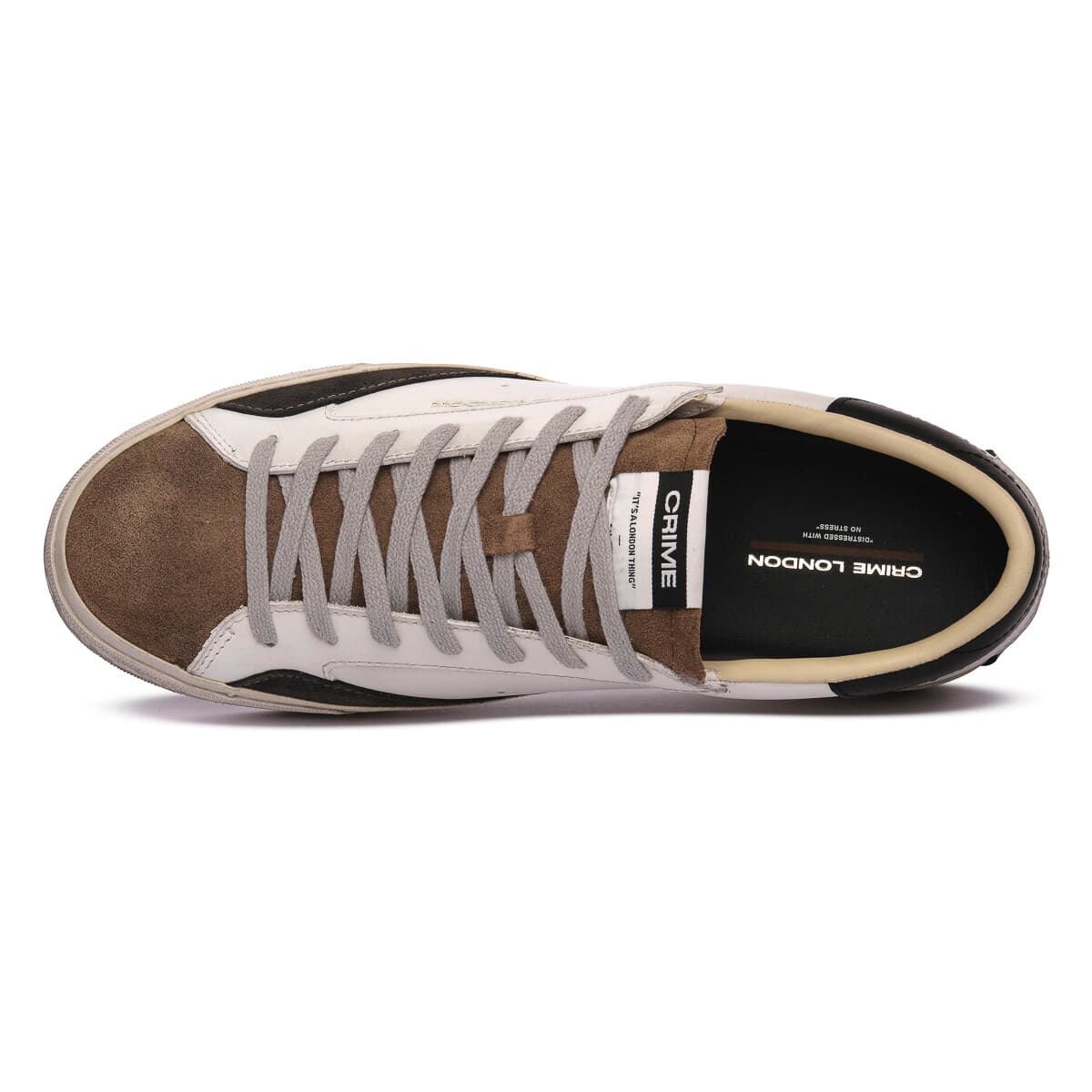 Men's Sneakers Crime London White