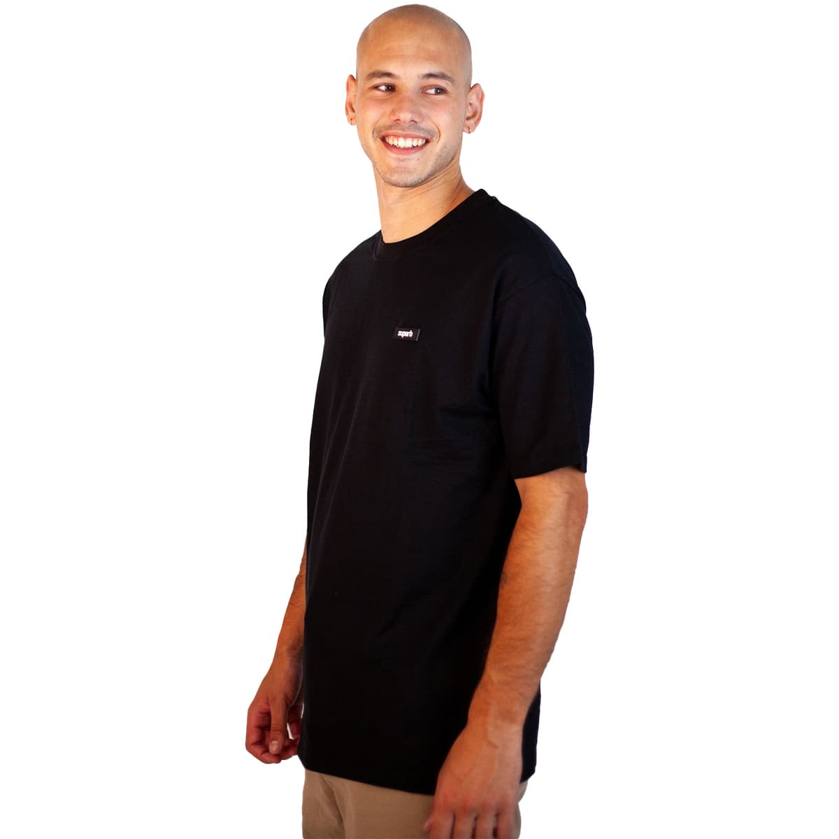 T-shirt με κοντά μανίκια Superb 1982 03560-BLACK