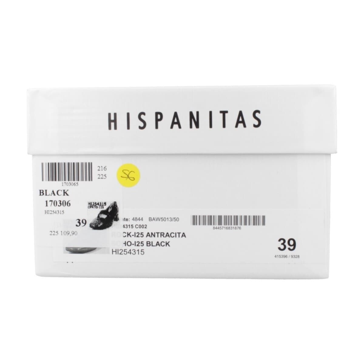 Women's Ballet Flats Hispanitas Black