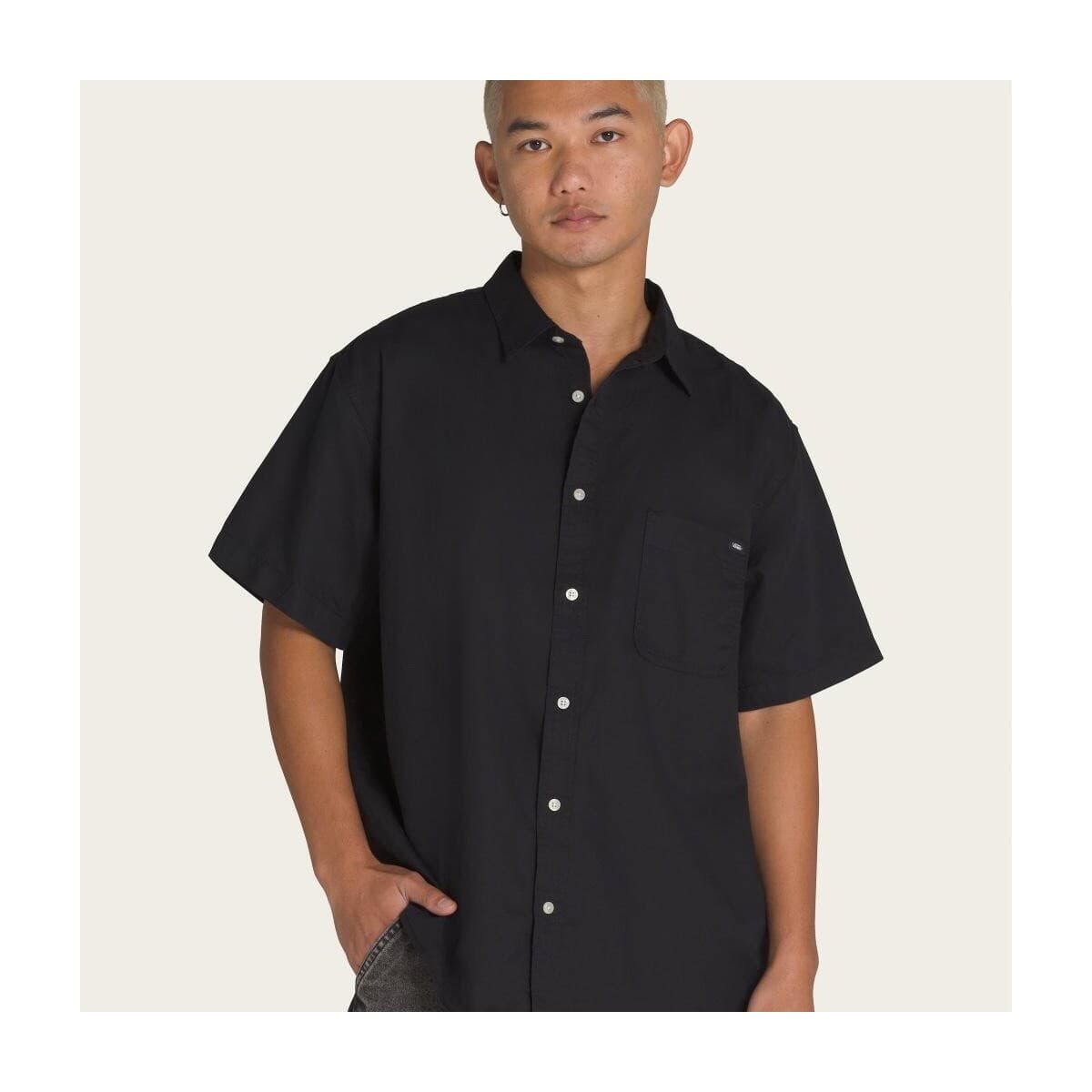 Men's Shirts Vans Black
