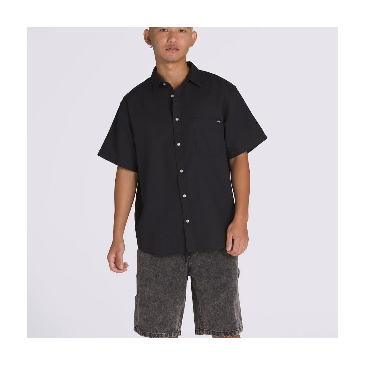 Men's Shirts Vans Black