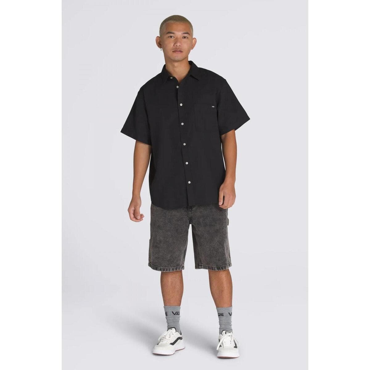 Men's Shirts Vans Black