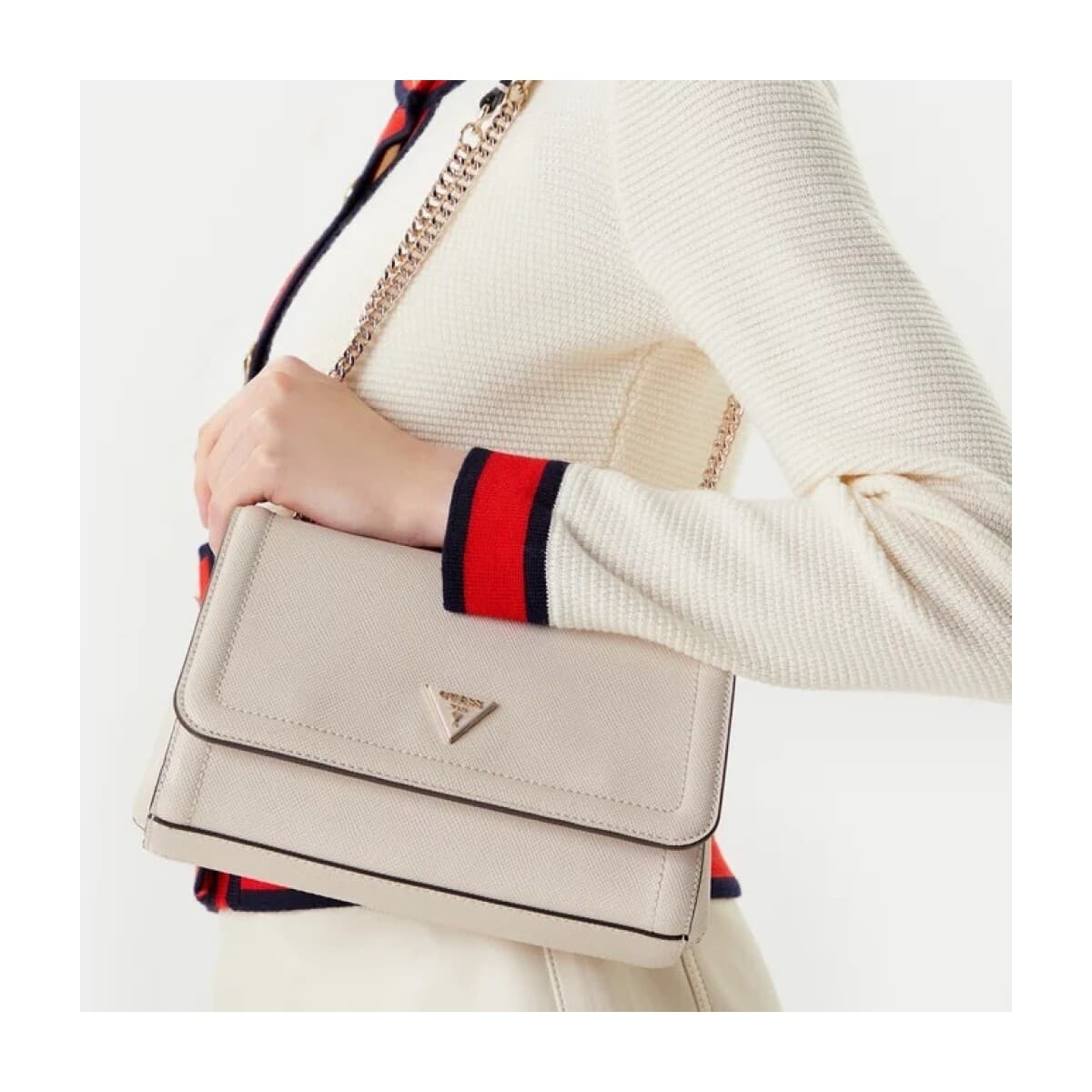 Women's Shoulder Bags Guess Beige