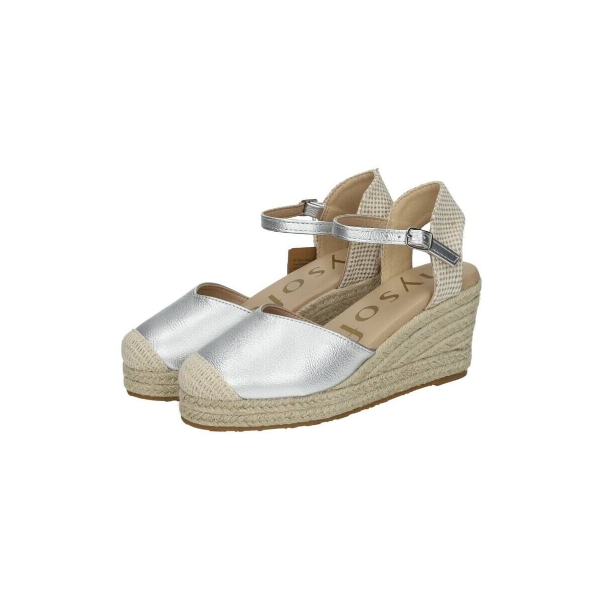 Women's Espadrilles Mysoft Silver