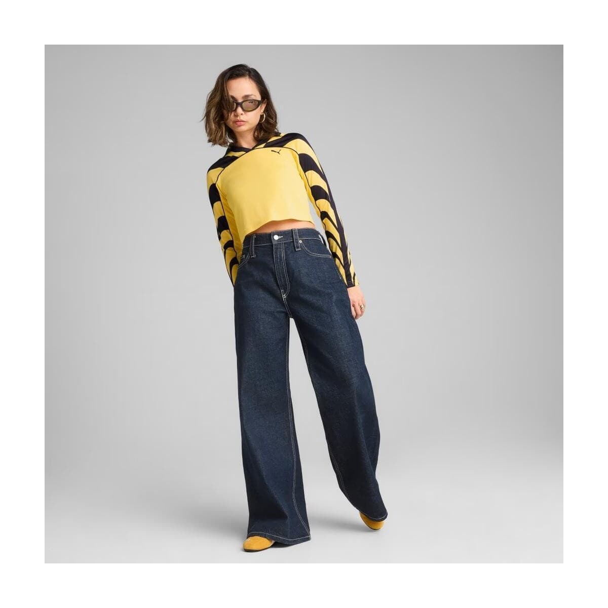 Women's Sports T-Shirts Puma Yellow