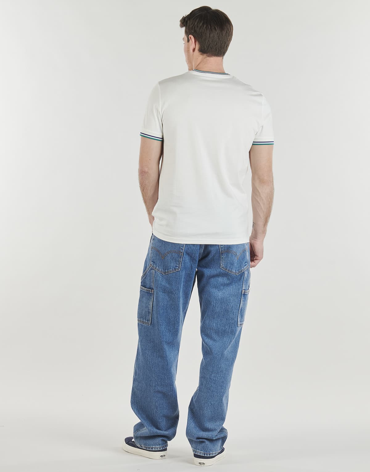 Men's Polo Shirts Fred Perry White