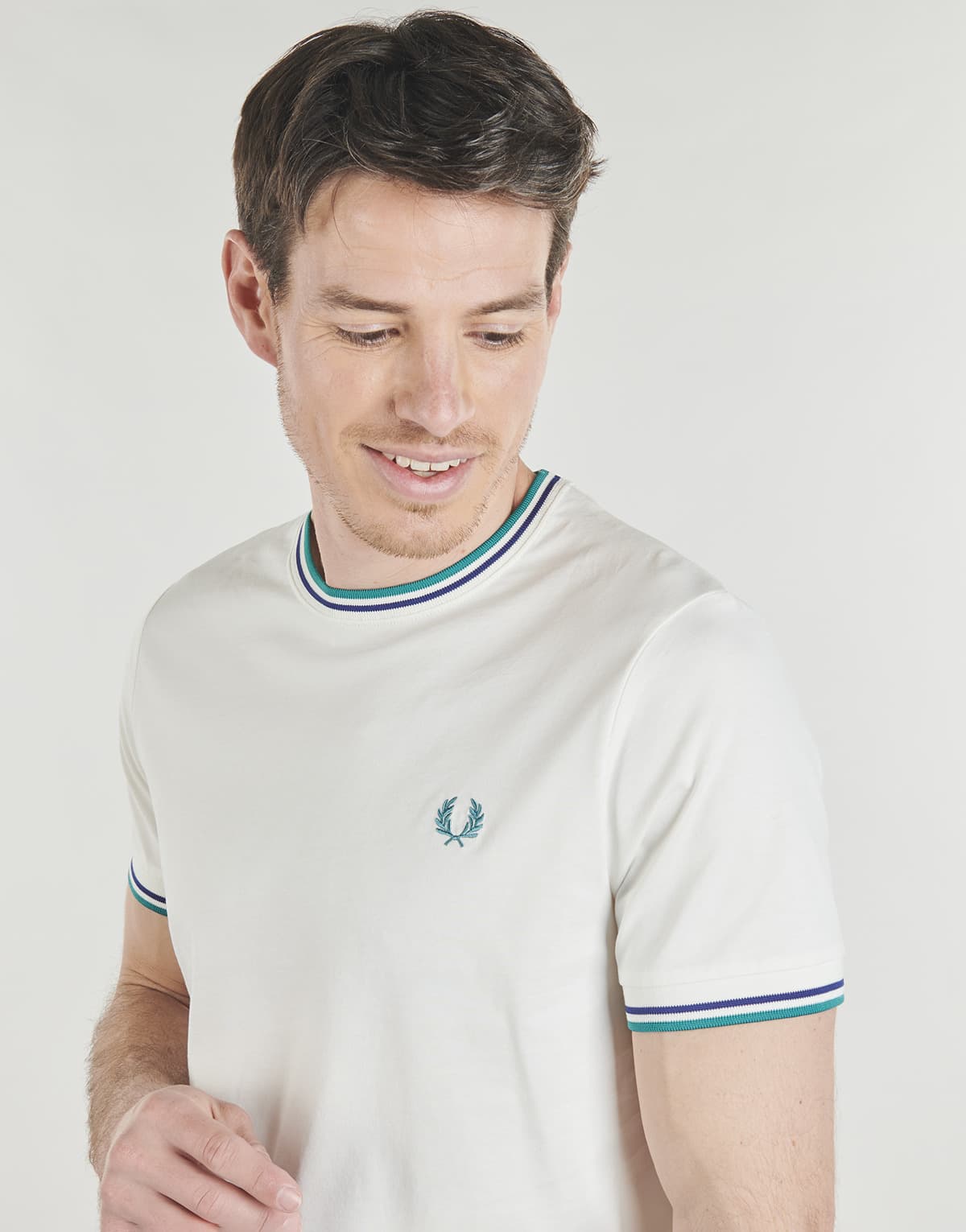 Men's Polo Shirts Fred Perry White