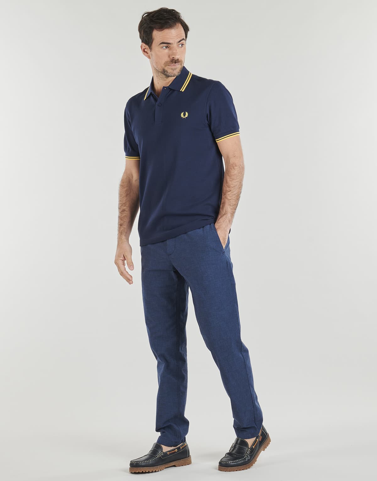 Men's Polo Shirts Fred Perry Blue
