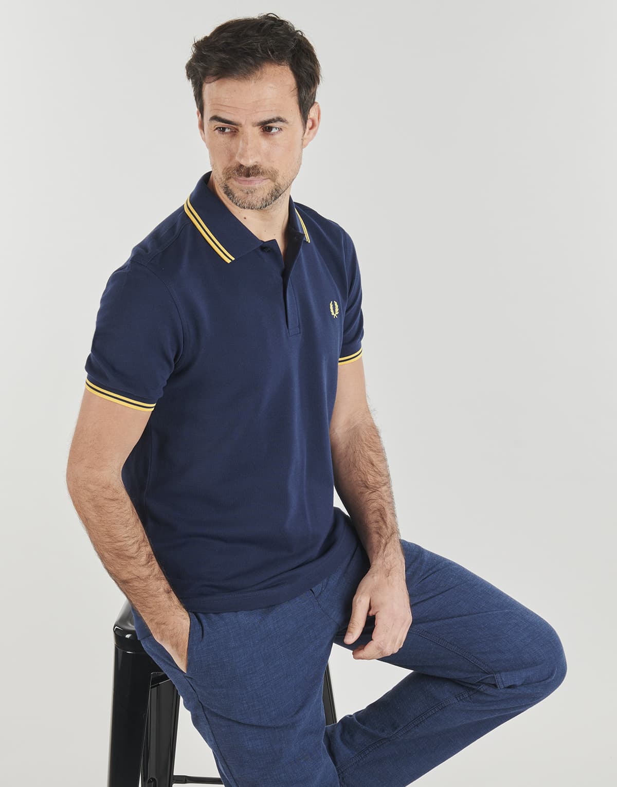 Men's Polo Shirts Fred Perry Blue