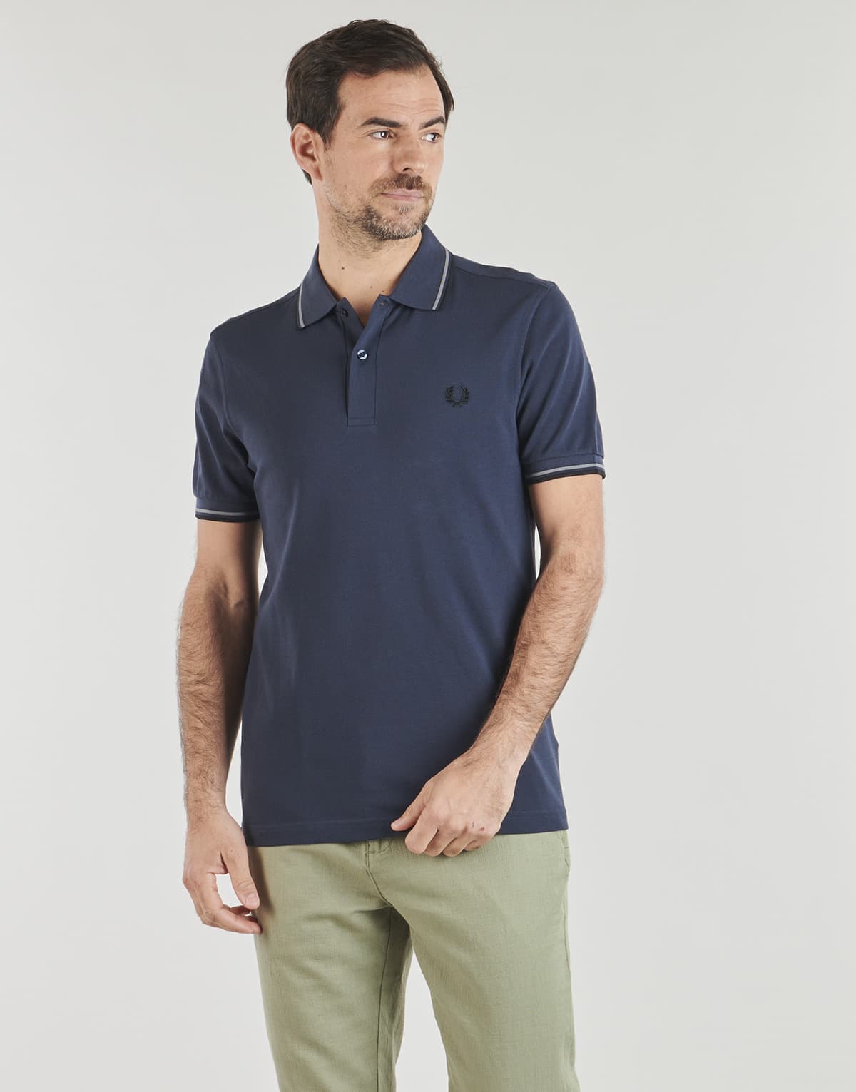 Men's Polo Shirts Fred Perry Gray