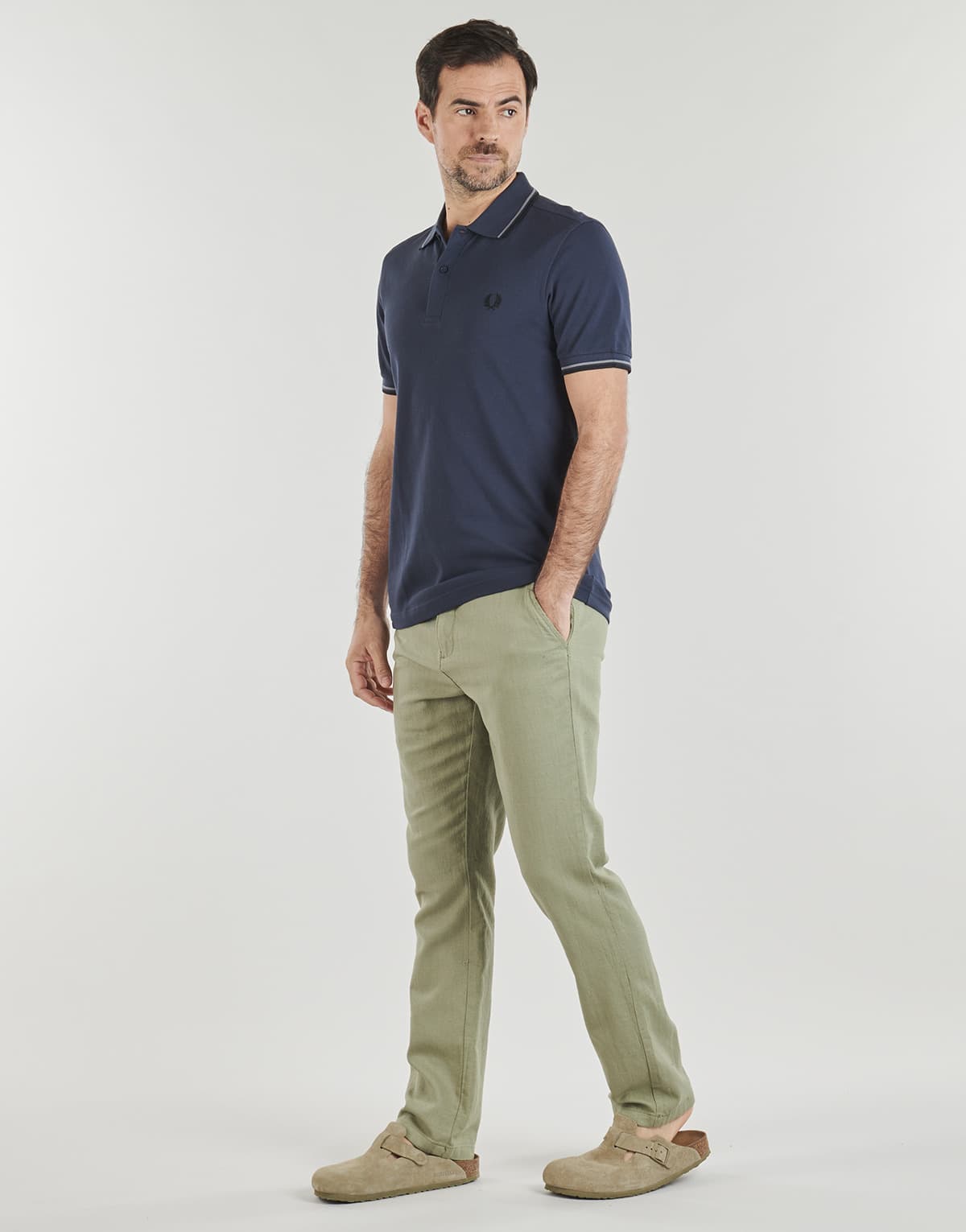 Men's Polo Shirts Fred Perry Gray