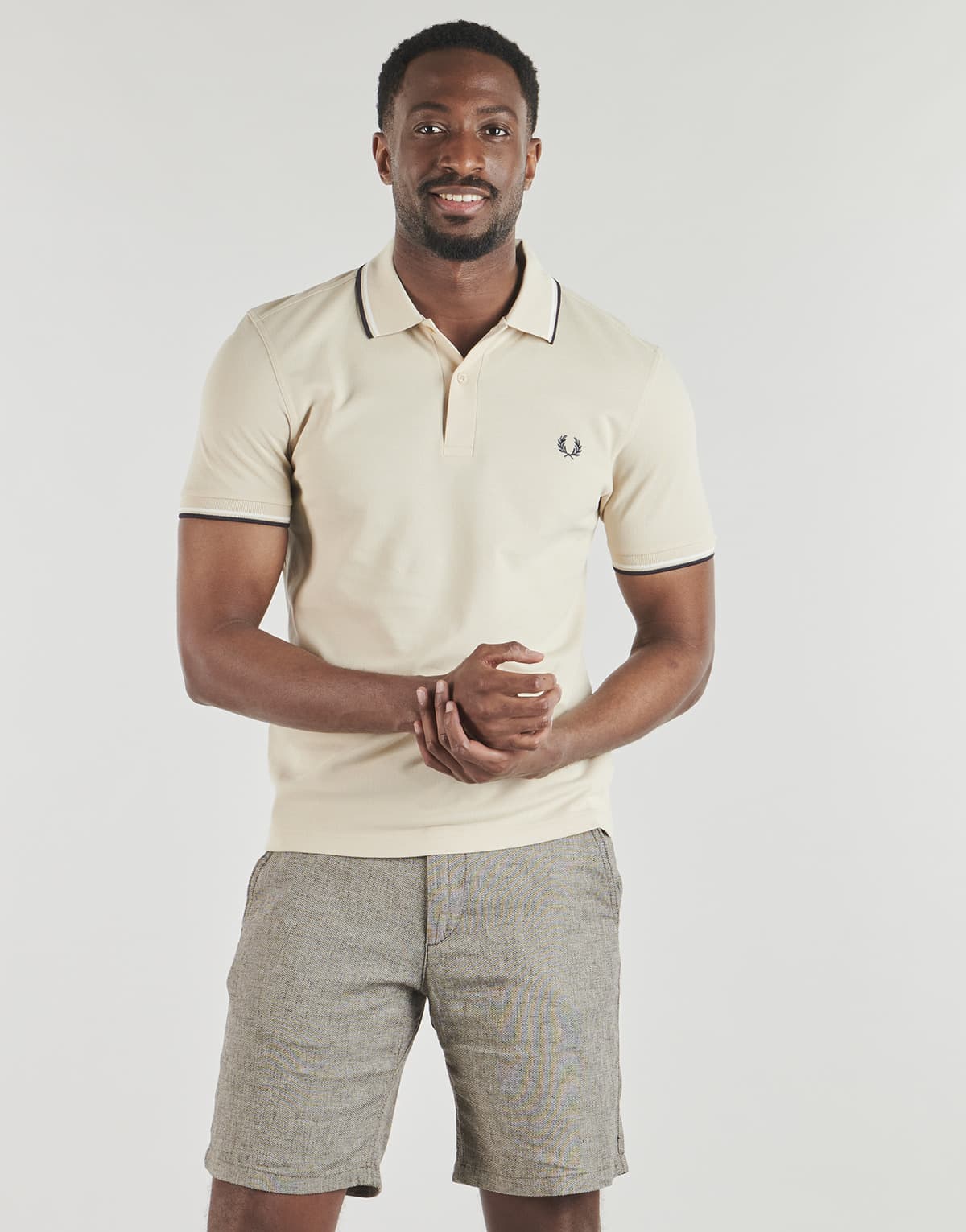 Men's Polo Shirts Fred Perry Beige