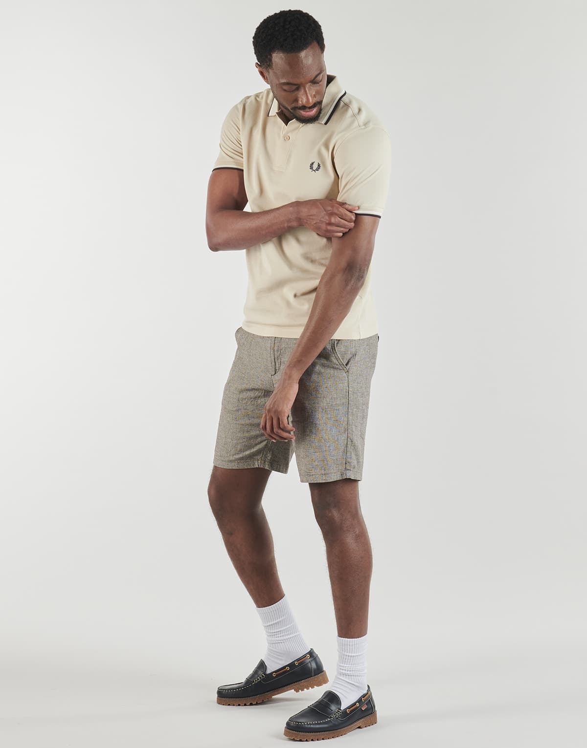 Men's Polo Shirts Fred Perry Beige