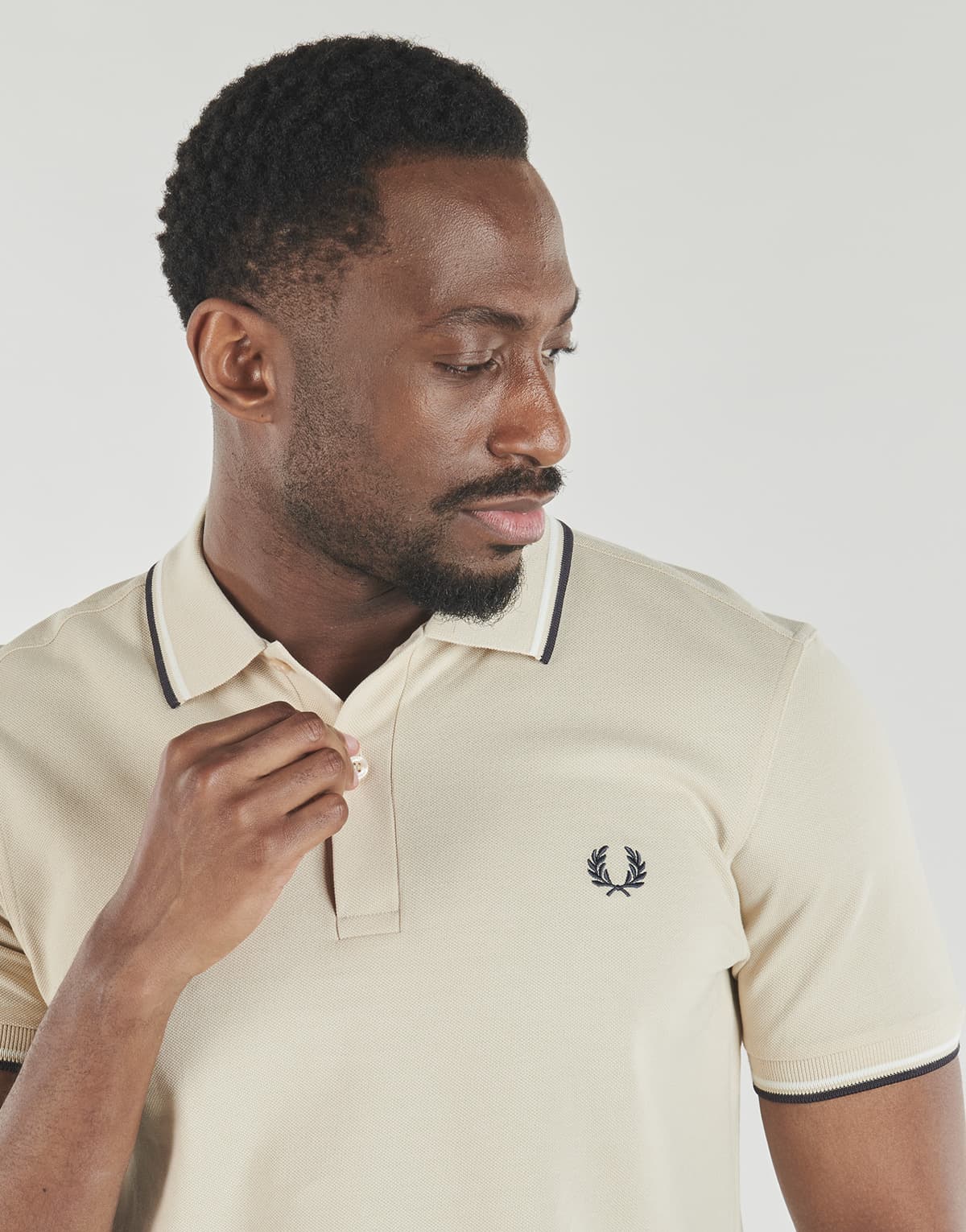 Men's Polo Shirts Fred Perry Beige