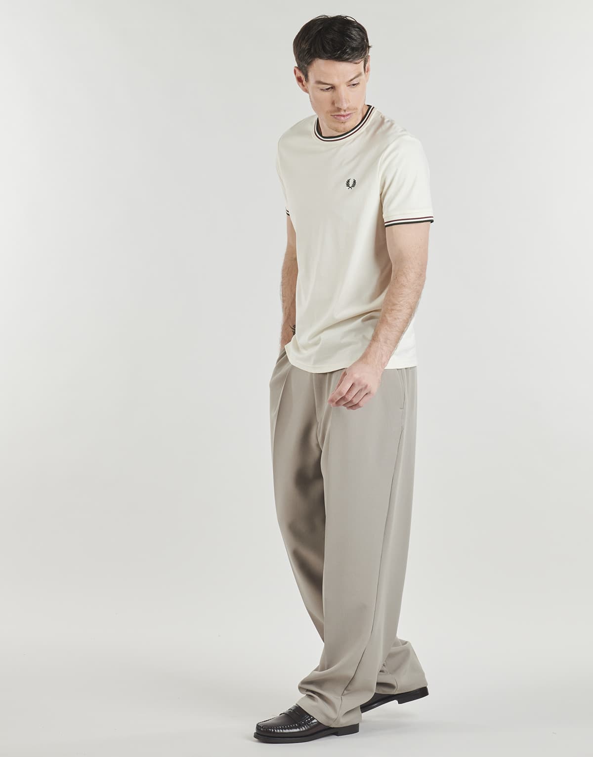 Men's T-Shirts Fred Perry Beige