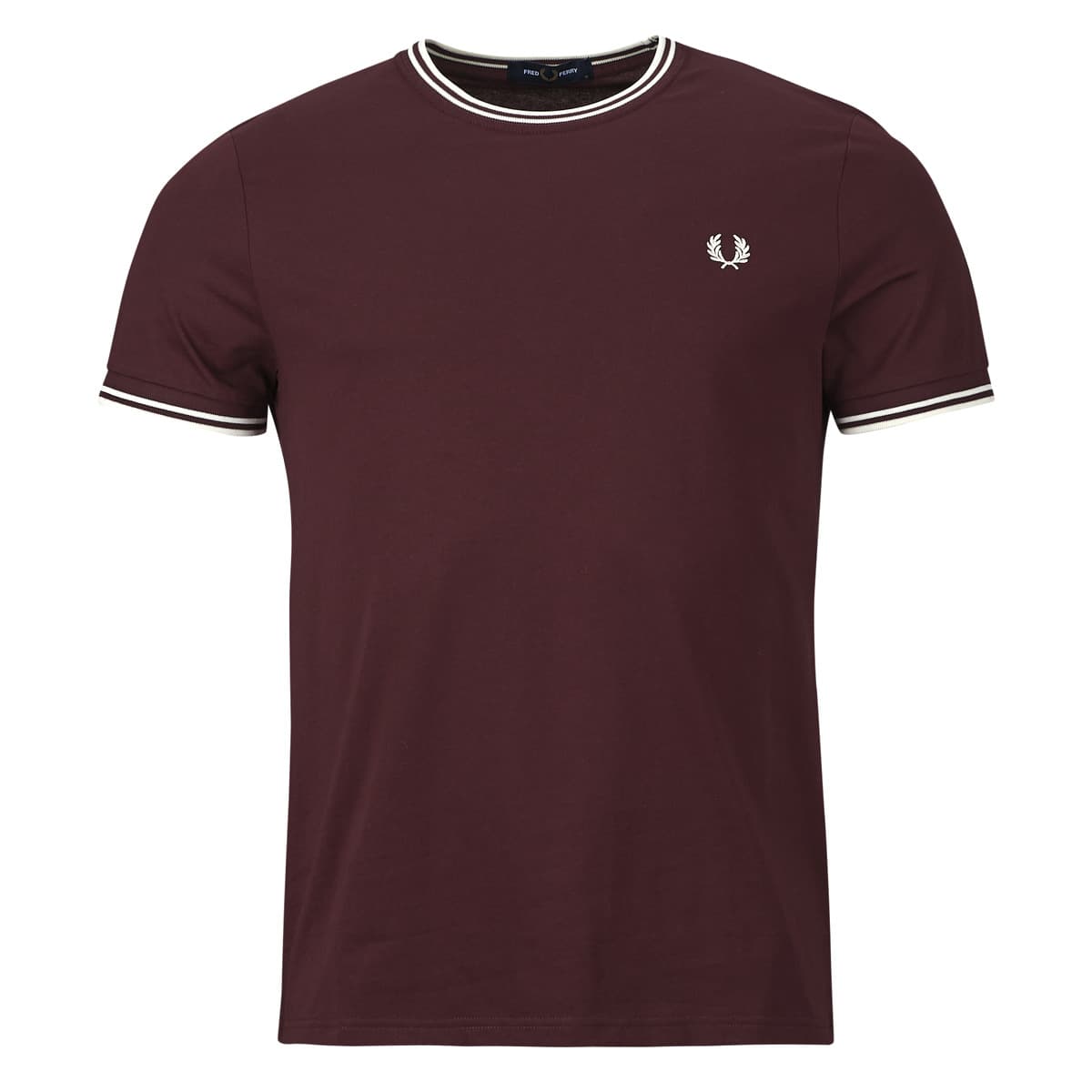 Men's T-Shirts Fred Perry Bordeaux