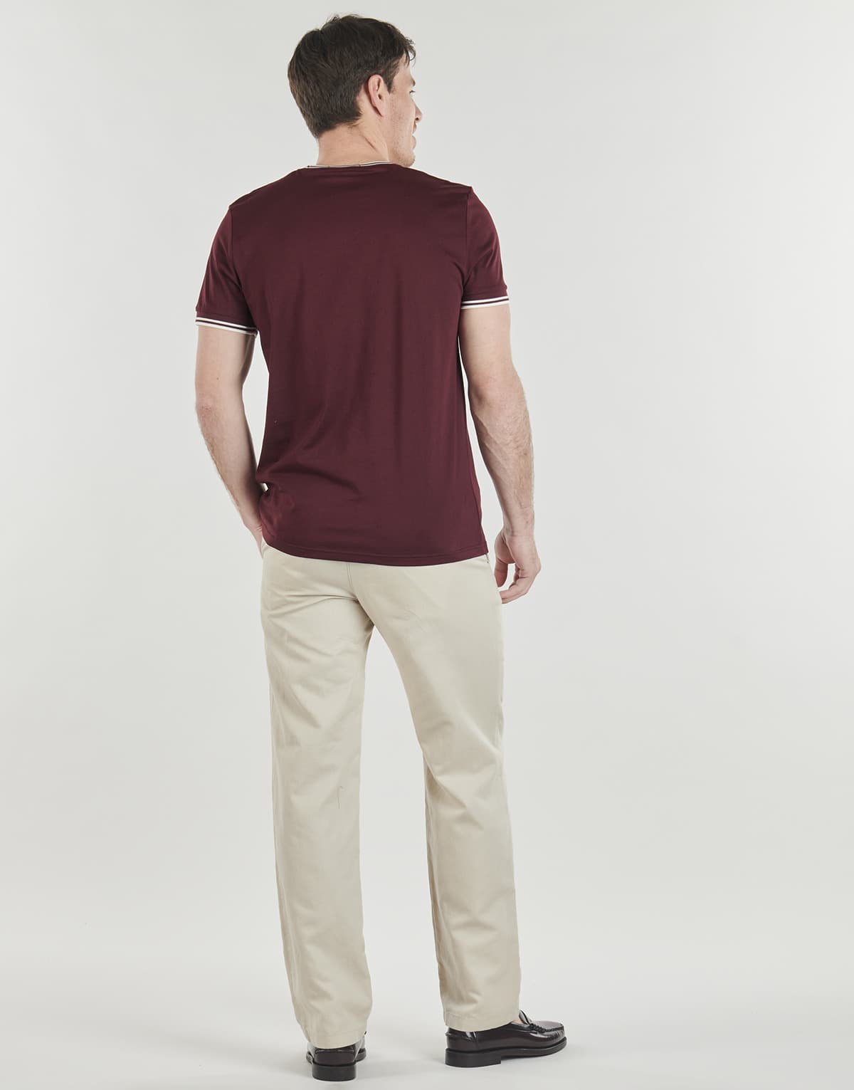 Men's T-Shirts Fred Perry Bordeaux