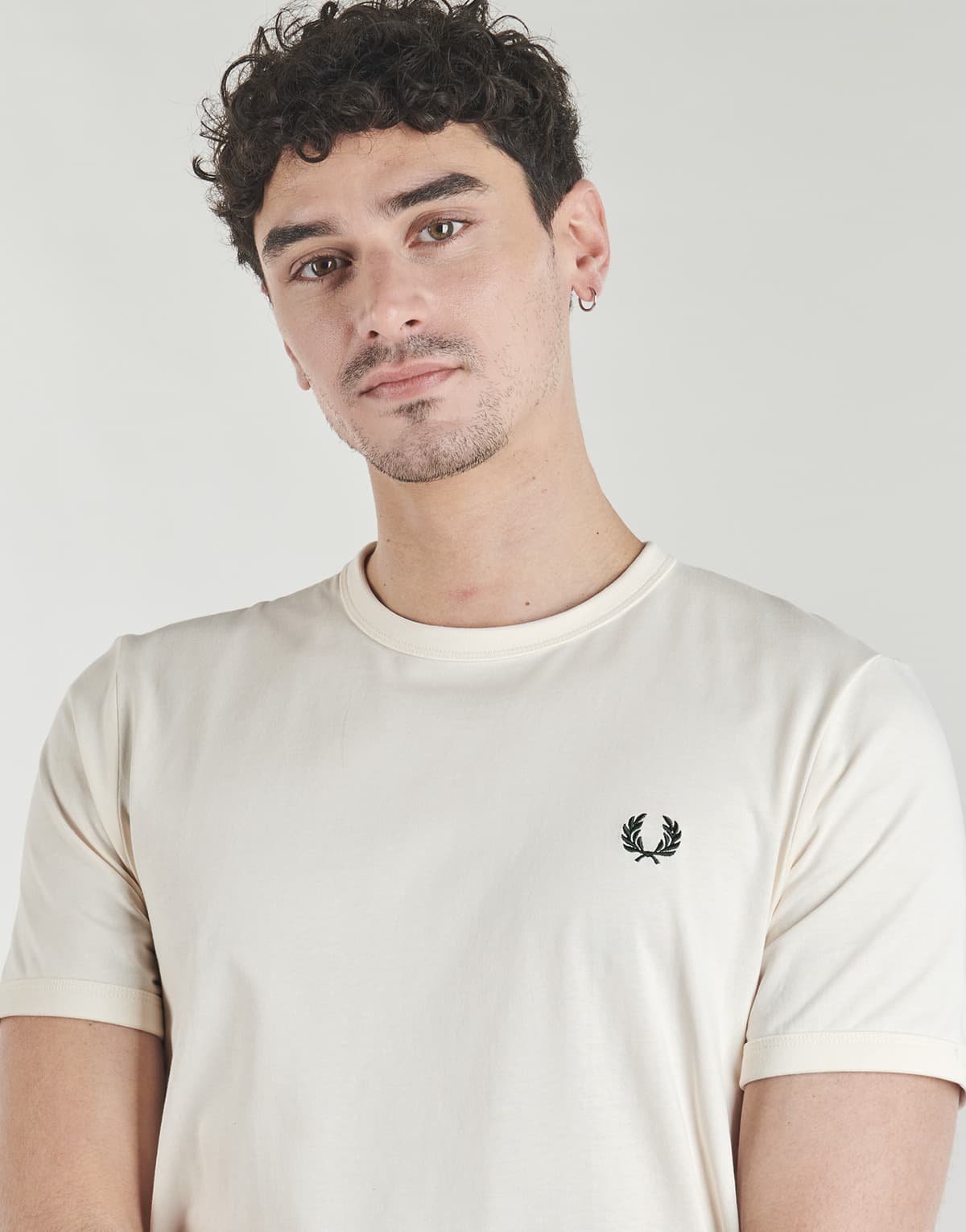 Men's T-Shirts Fred Perry Beige