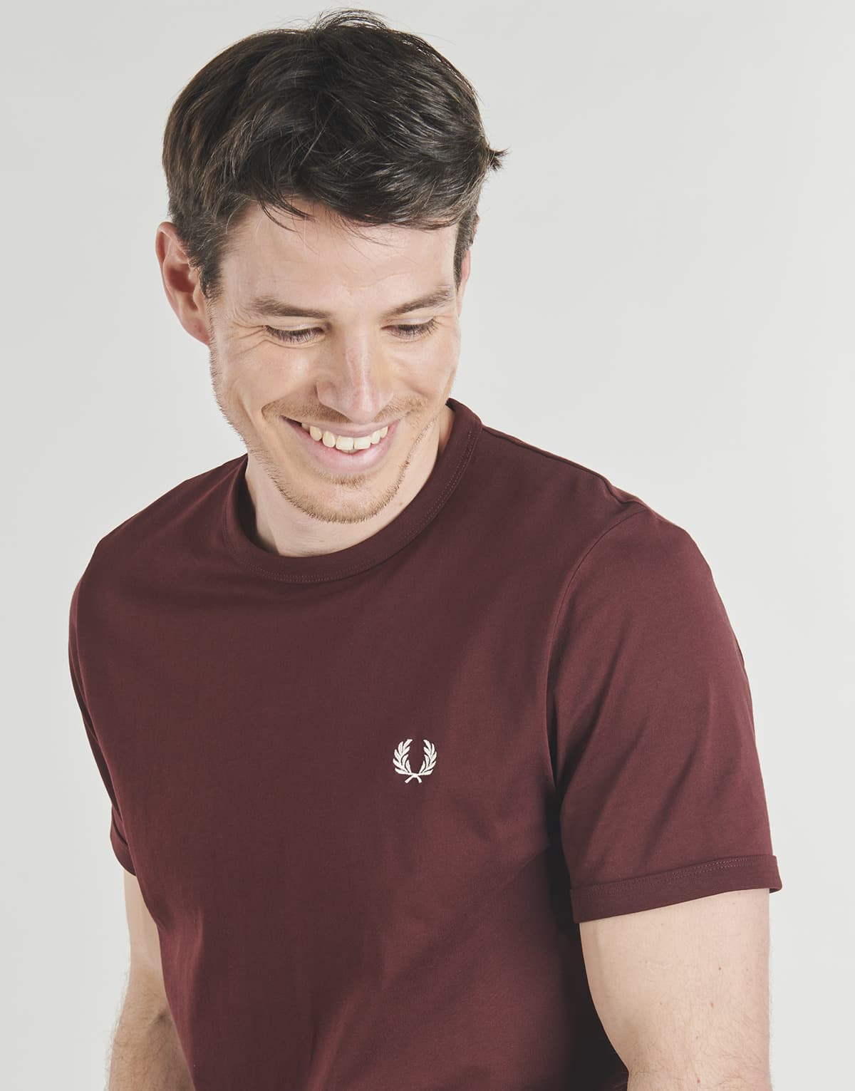 Men's T-Shirts Fred Perry Bordeaux