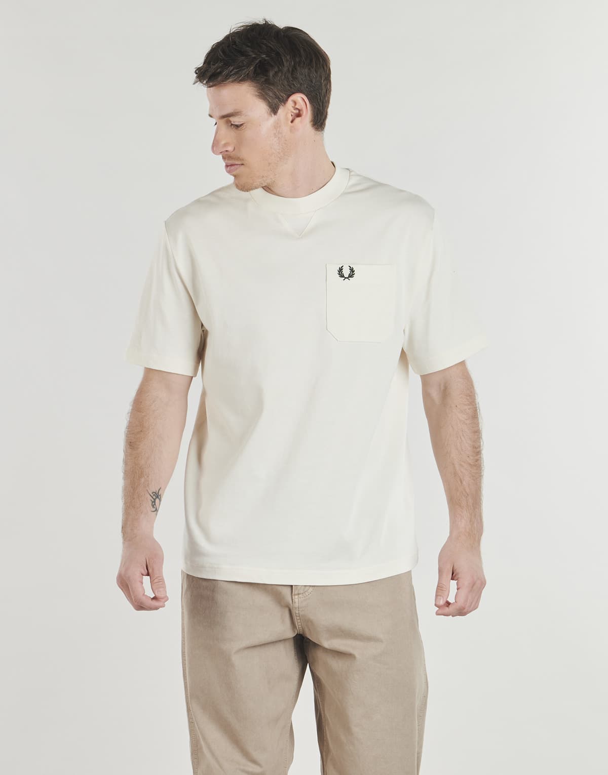 Men's T-Shirts Fred Perry Beige