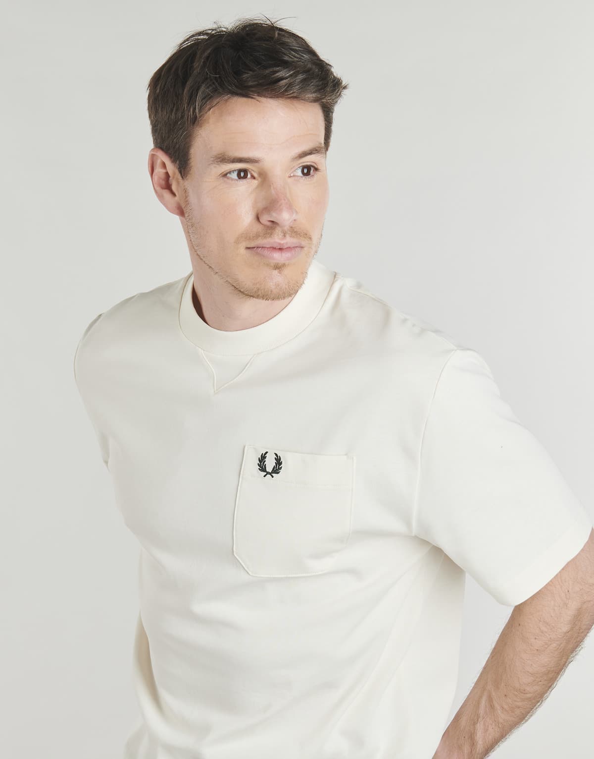Men's T-Shirts Fred Perry Beige