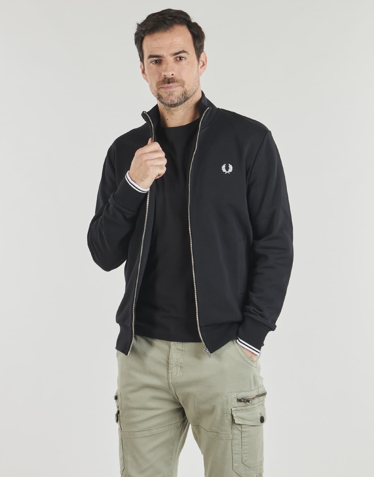 Men's Sports T-Shirts Fred Perry Black