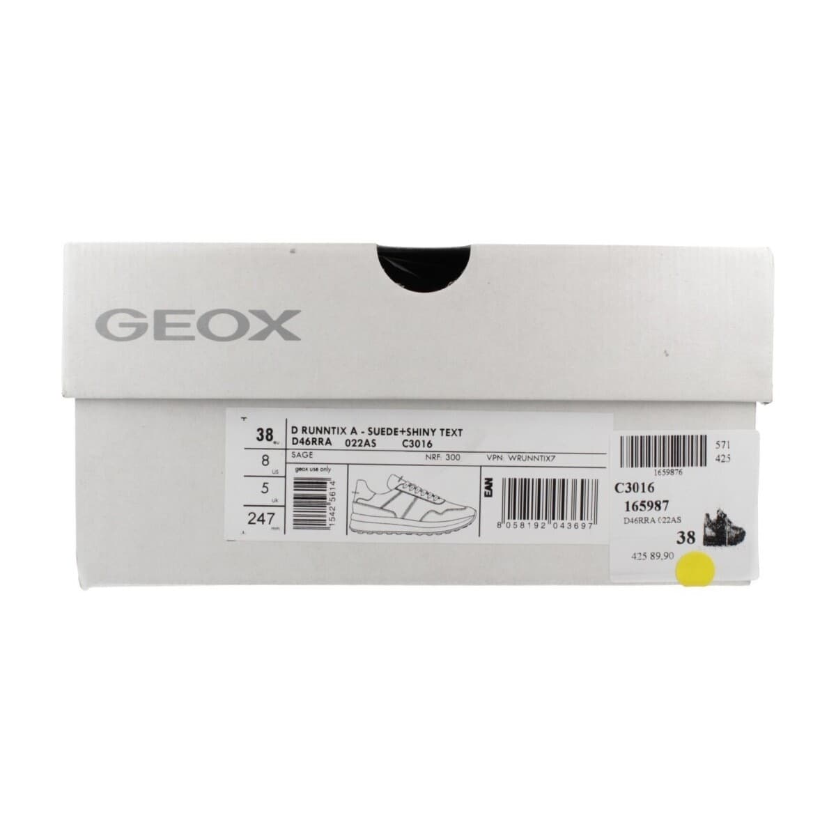 Women's Sneakers Geox Green