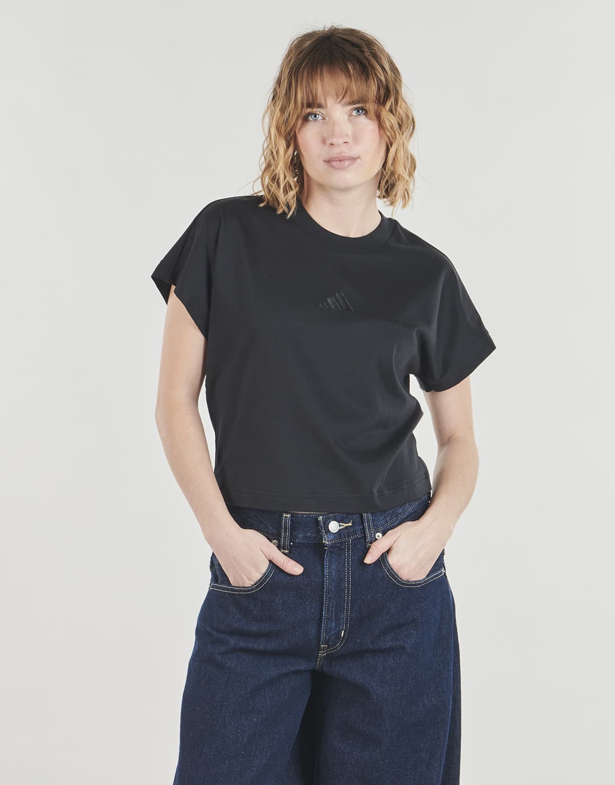 Women's T-Shirts adidas Black