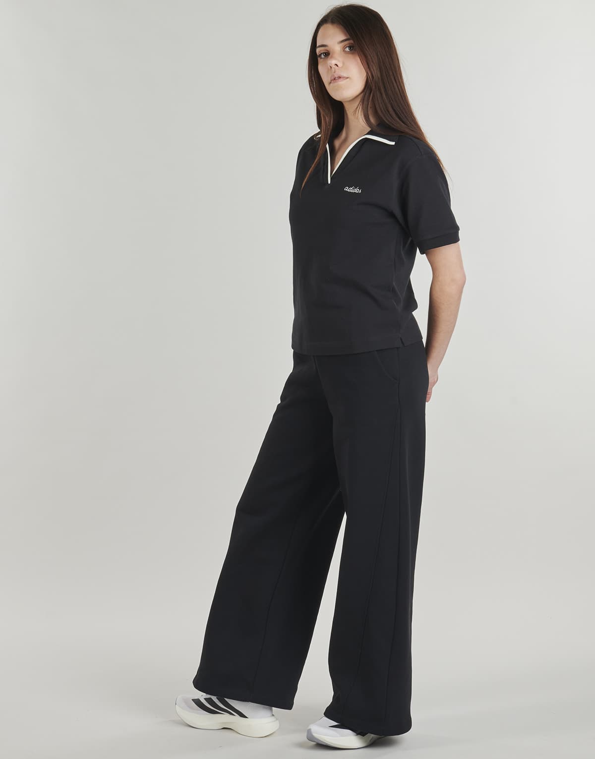 Women's Polo Shirts adidas Black