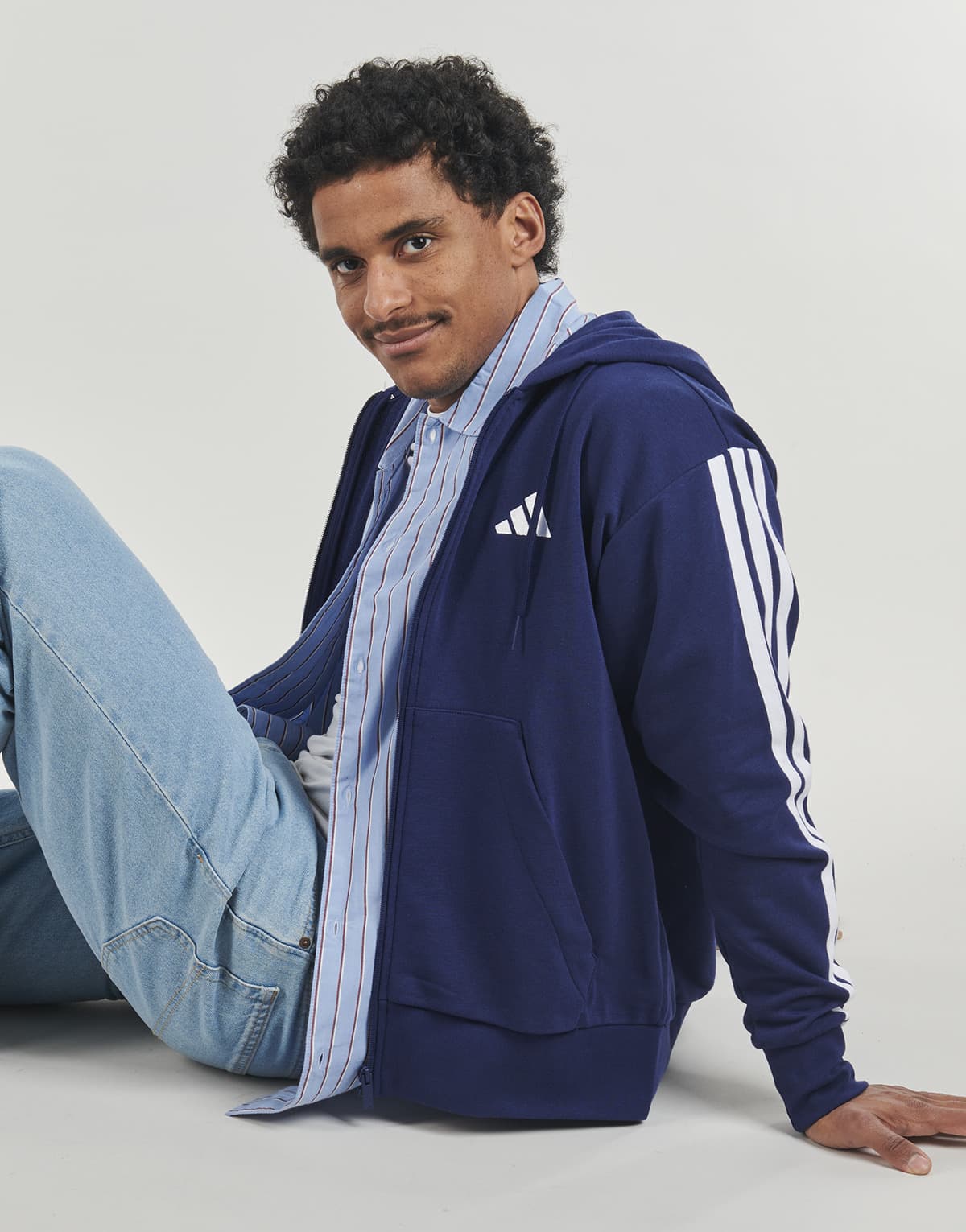 Men's Cardigans adidas Blue