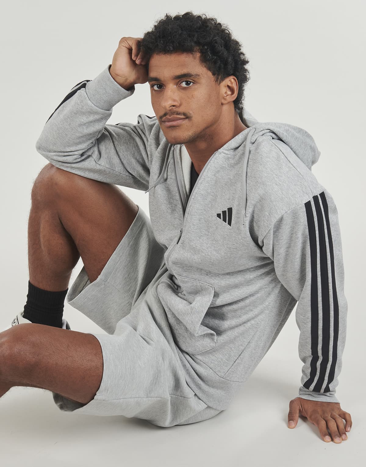 Men's Cardigans adidas Gray