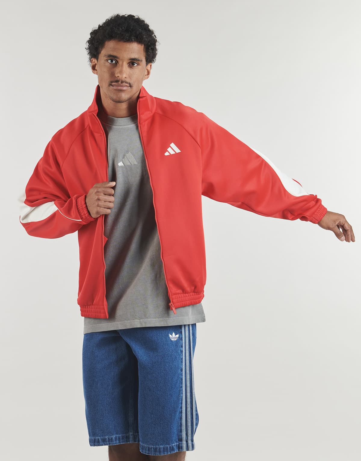 Men's Cardigans adidas Red