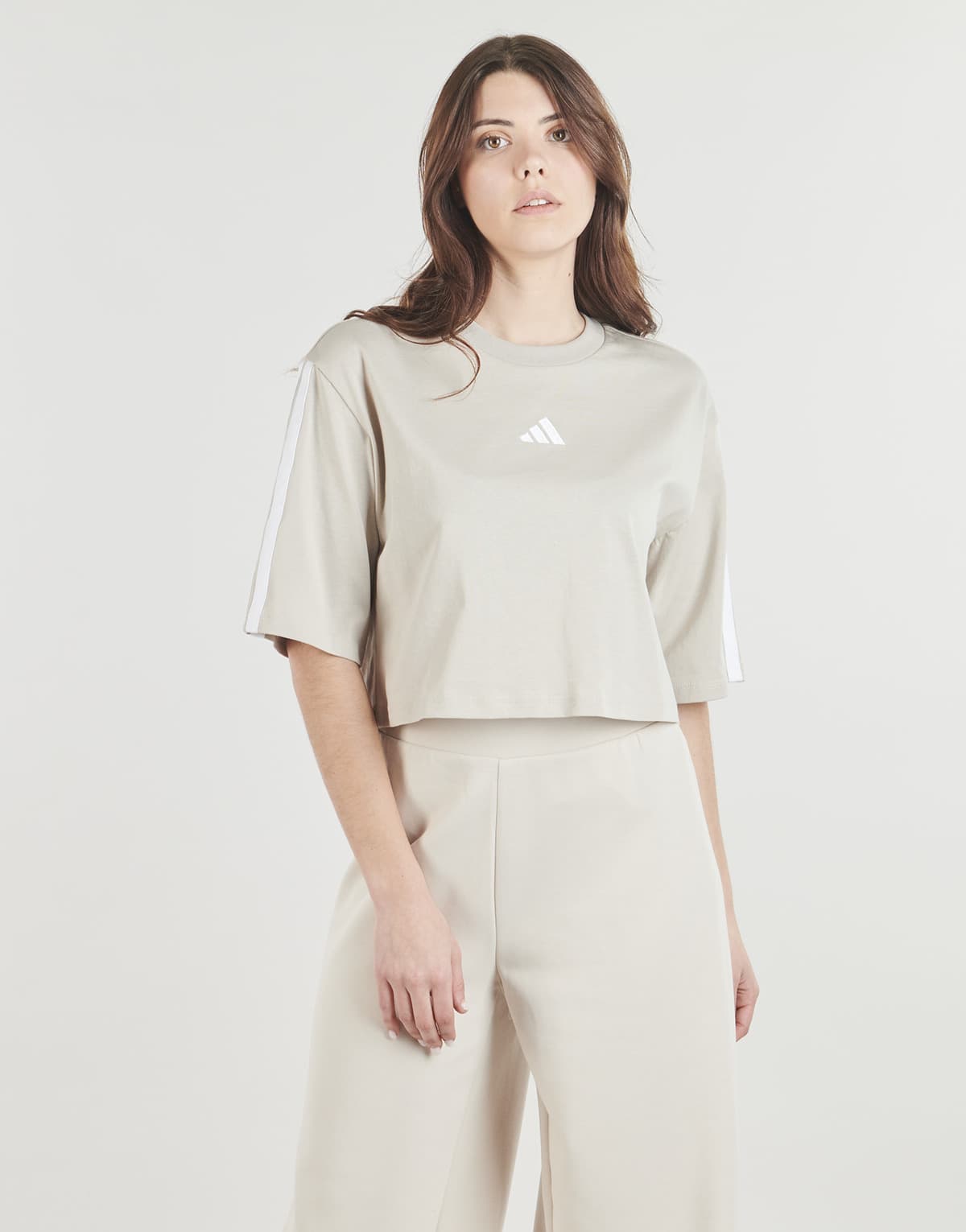 Women's T-Shirts adidas Beige