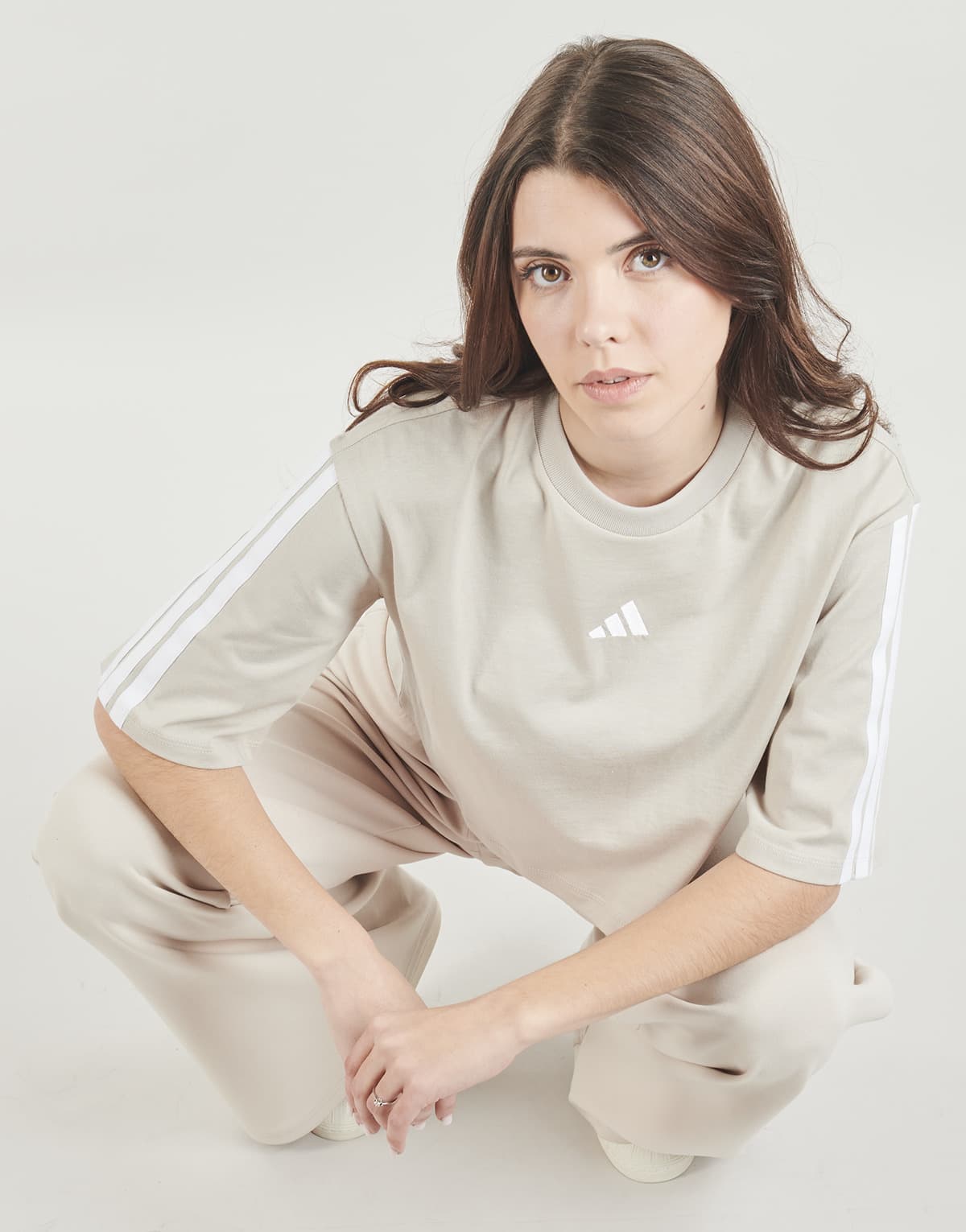 Women's T-Shirts adidas Beige