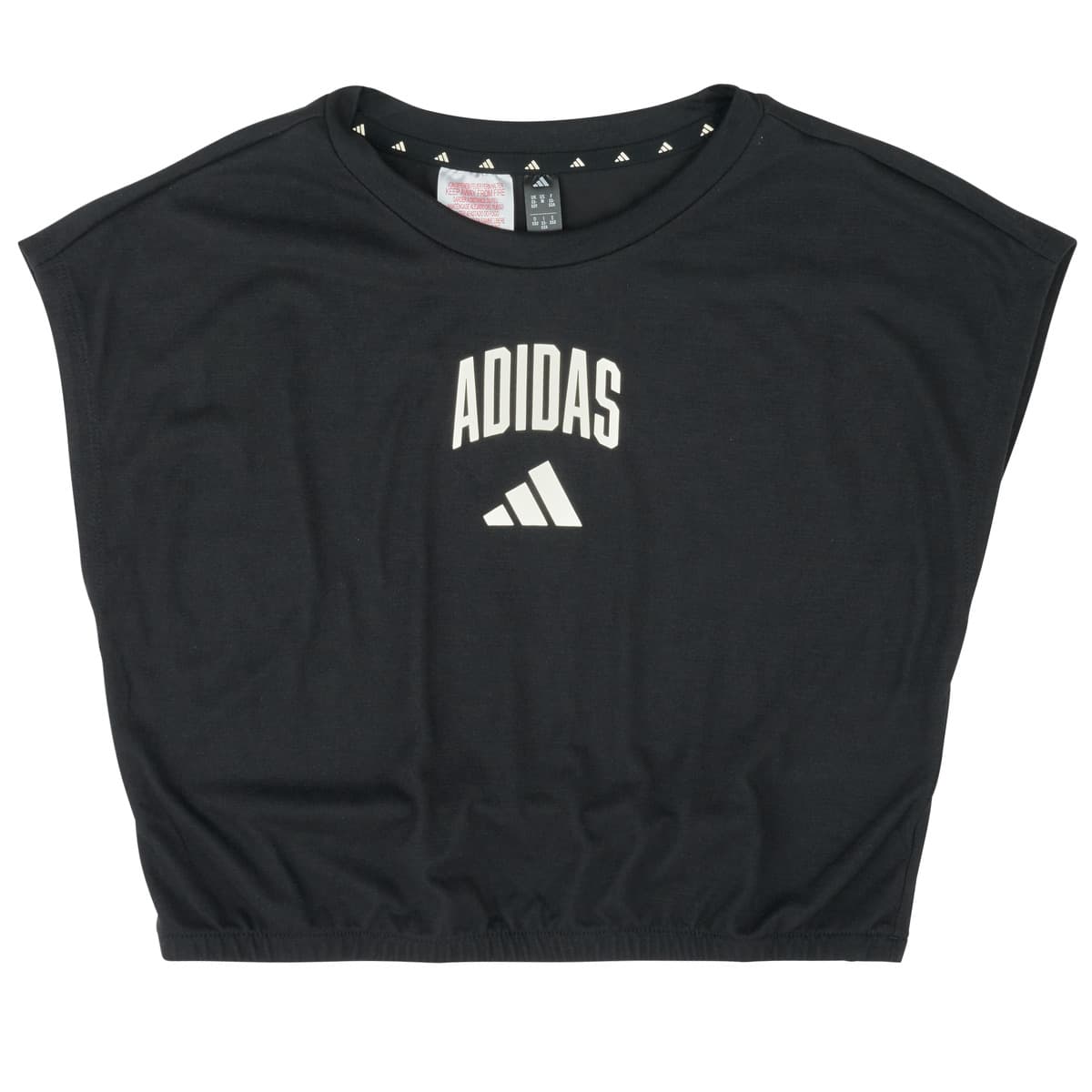 adidas Αμάνικη Crop Μπλούζα για Μεγάλα Κορίτσια