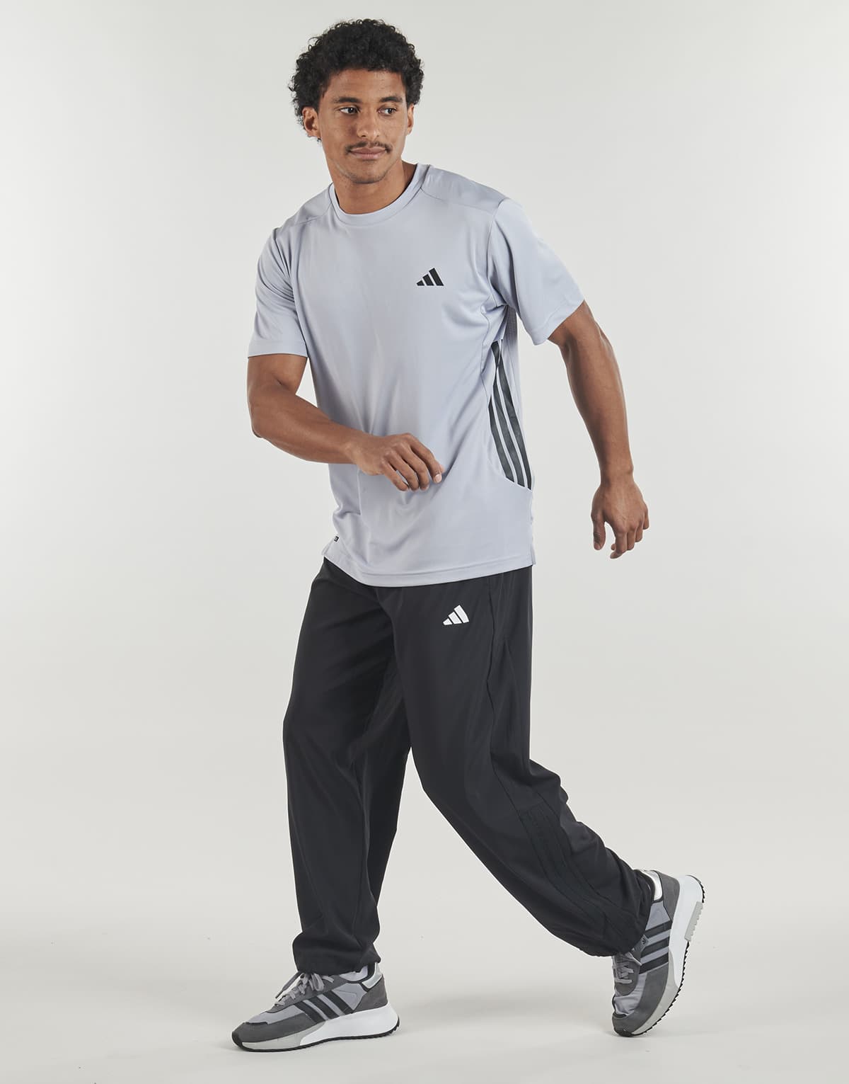 Men's Sports T-Shirts adidas Gray