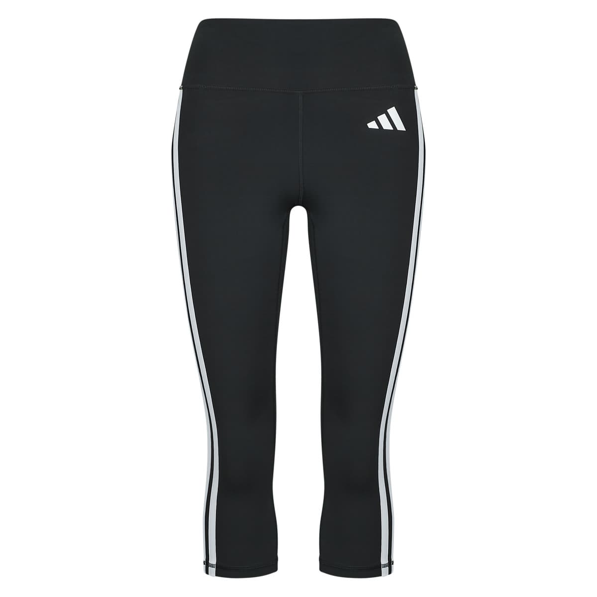 Adidas Optime Essentials Workout 3-Stripes 3/4 Leggings Μαυρο