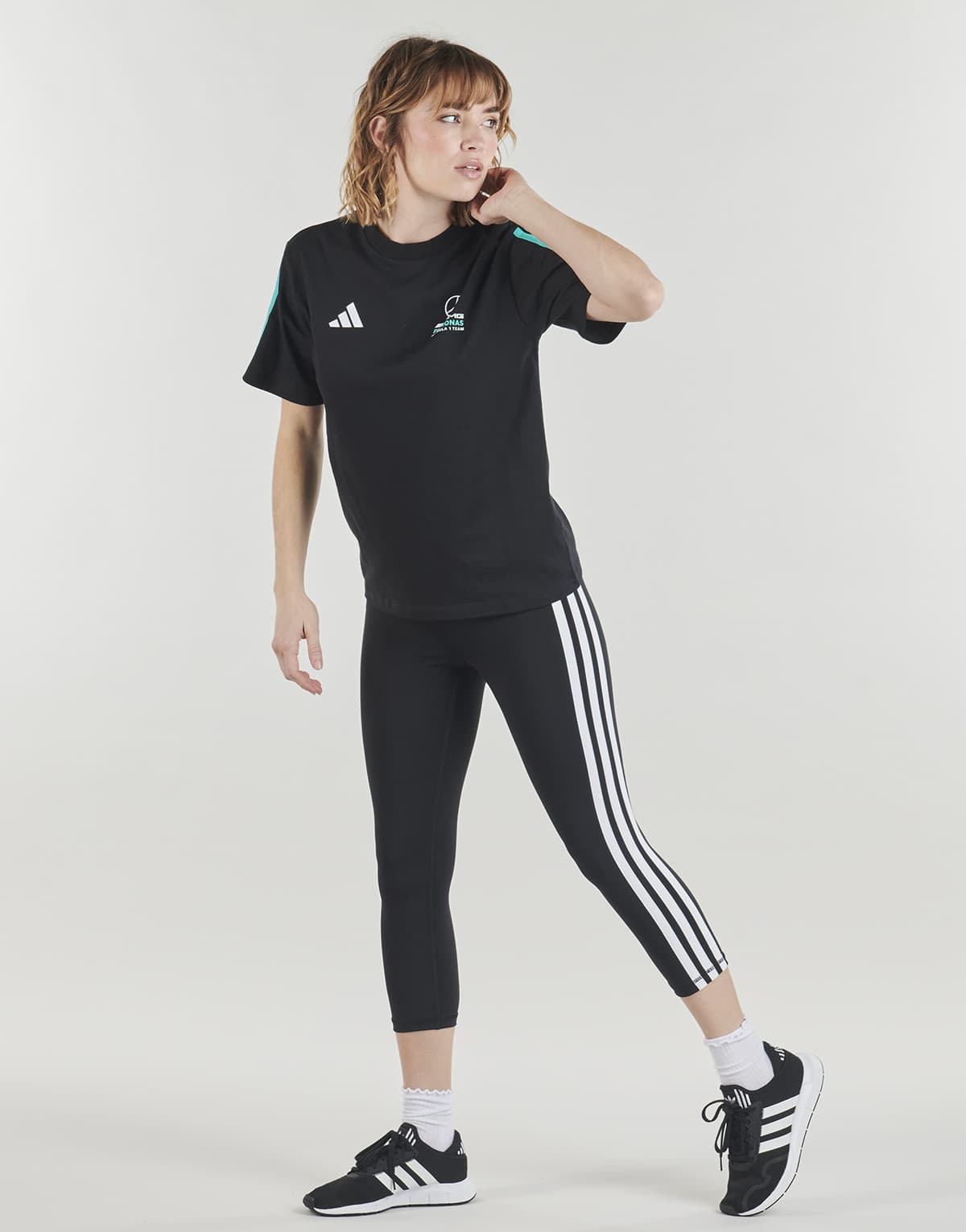 Women's Sports T-Shirts adidas Black