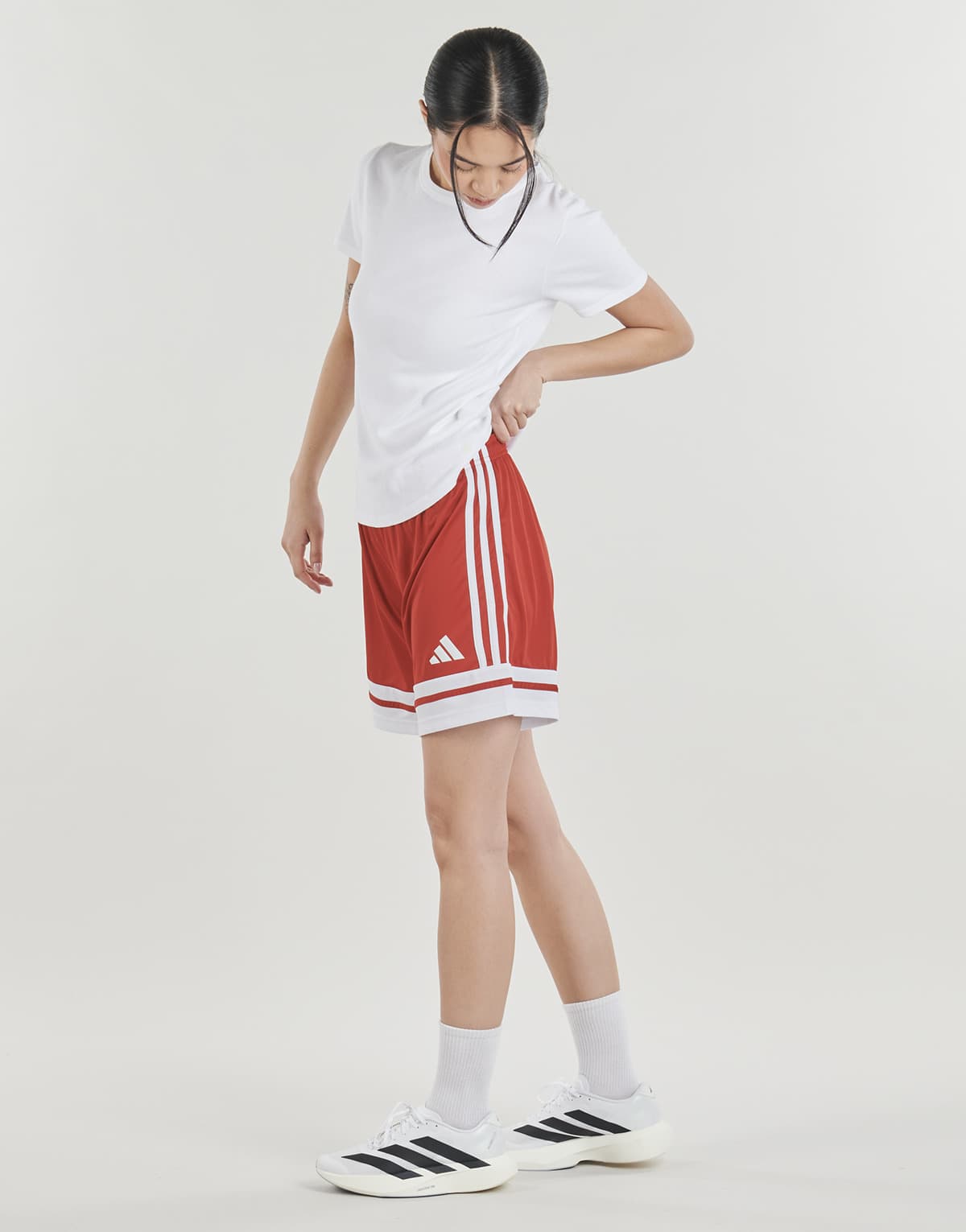 Women's Sports Shorts adidas Red