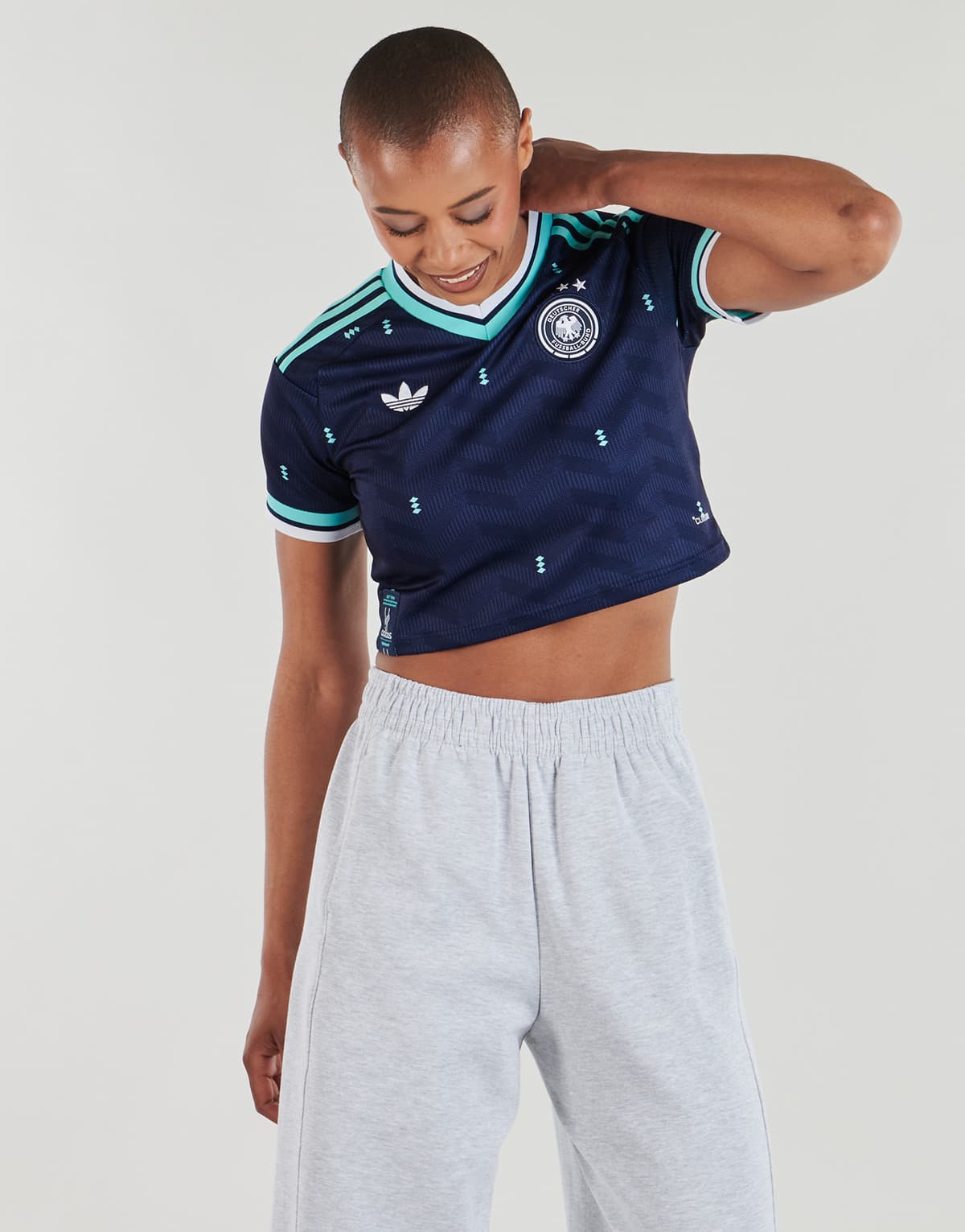 Women's Sports T-Shirts adidas Blue