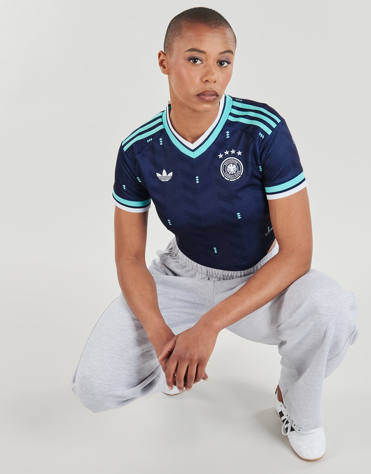 Women's Sports T-Shirts adidas Blue