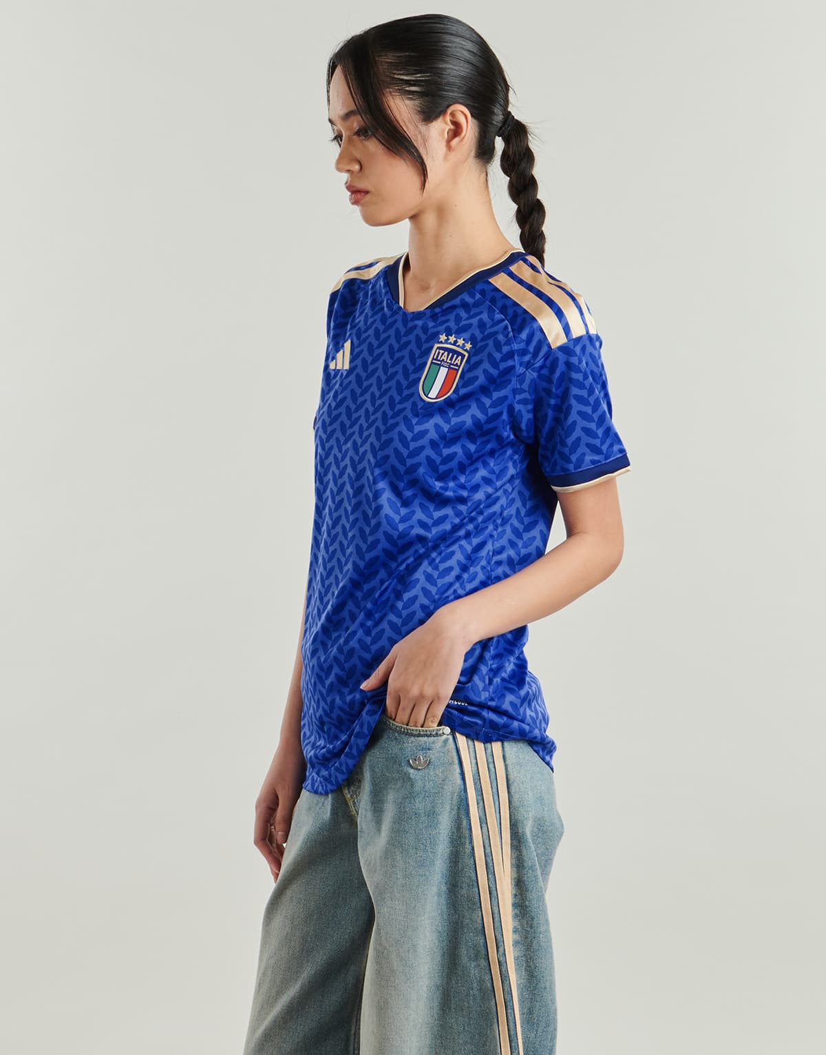 Women's Sports T-Shirts adidas Blue