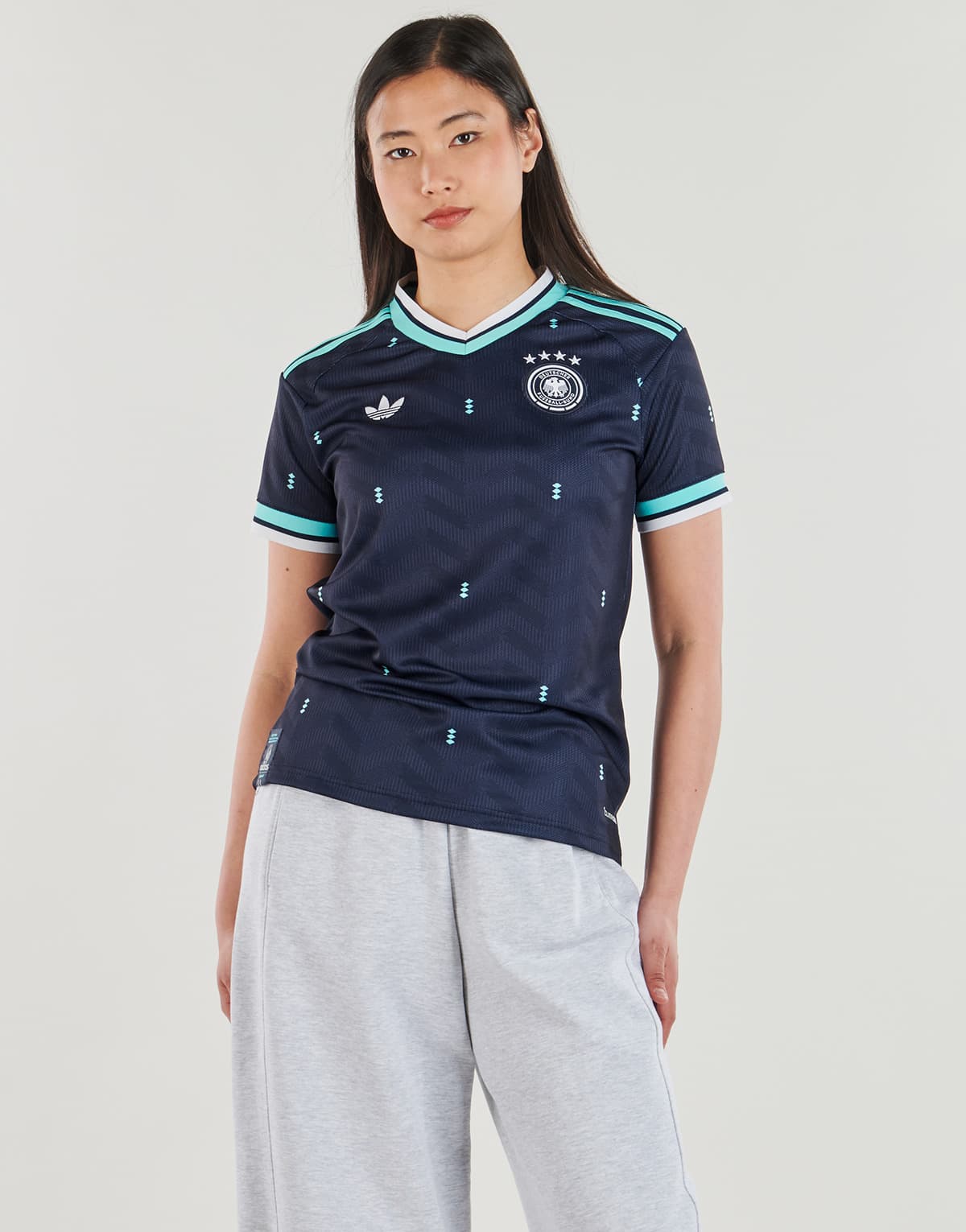 Women's Sports T-Shirts adidas Blue