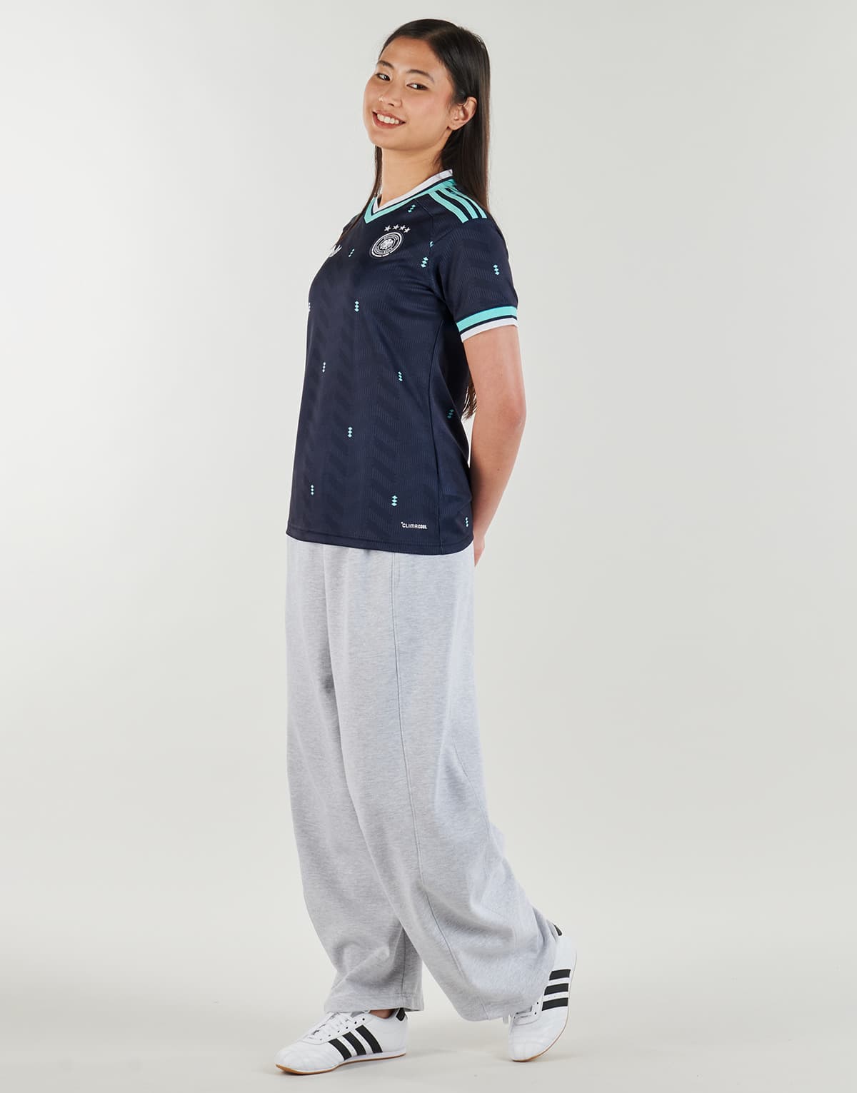 Women's Sports T-Shirts adidas Blue