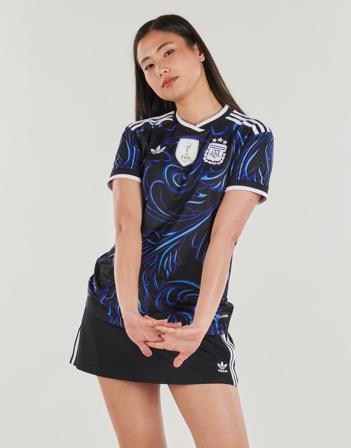 Women's Sports T-Shirts adidas Blue