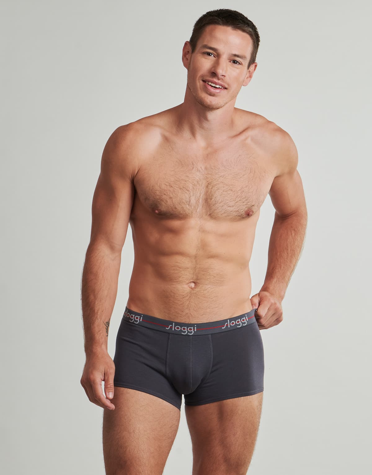 Men's Boxer Briefs Sloggi Gray