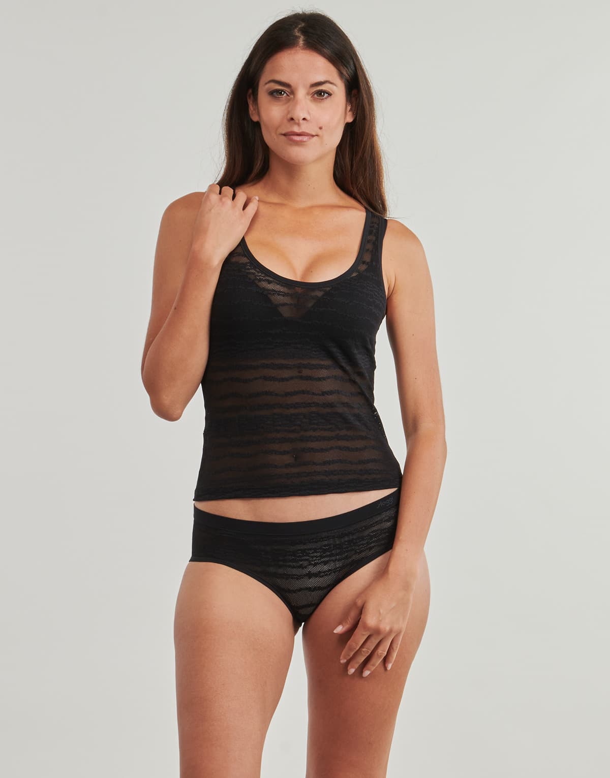 Women's T-Shirts Sloggi Black