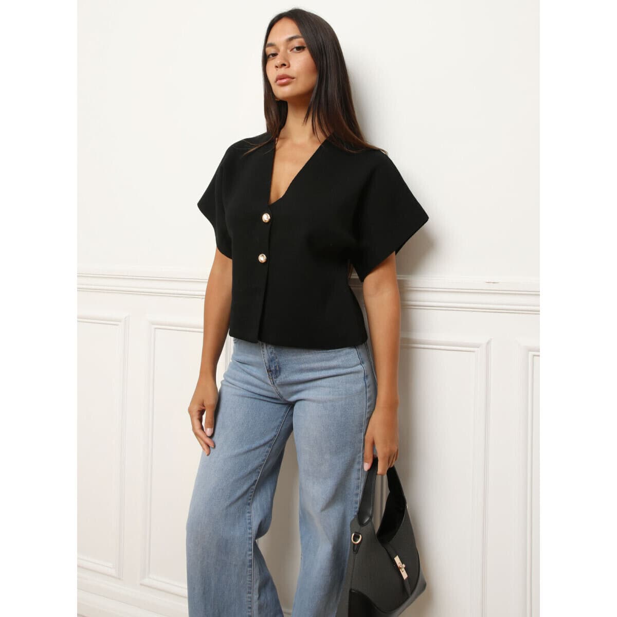 Women's T-Shirts La Modeuse Black